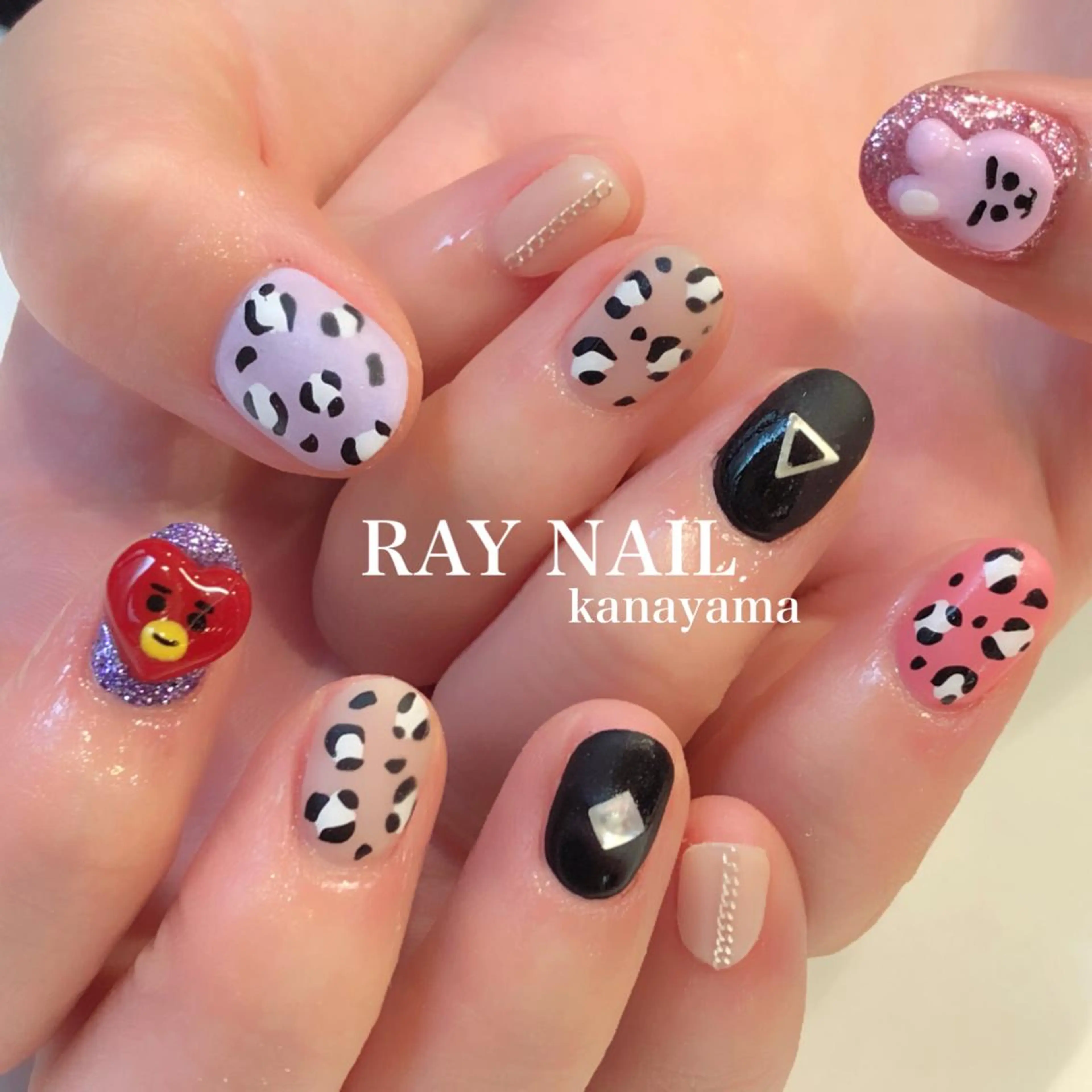 ネイル マットネイル Arowa 伊田のネイルデザイン