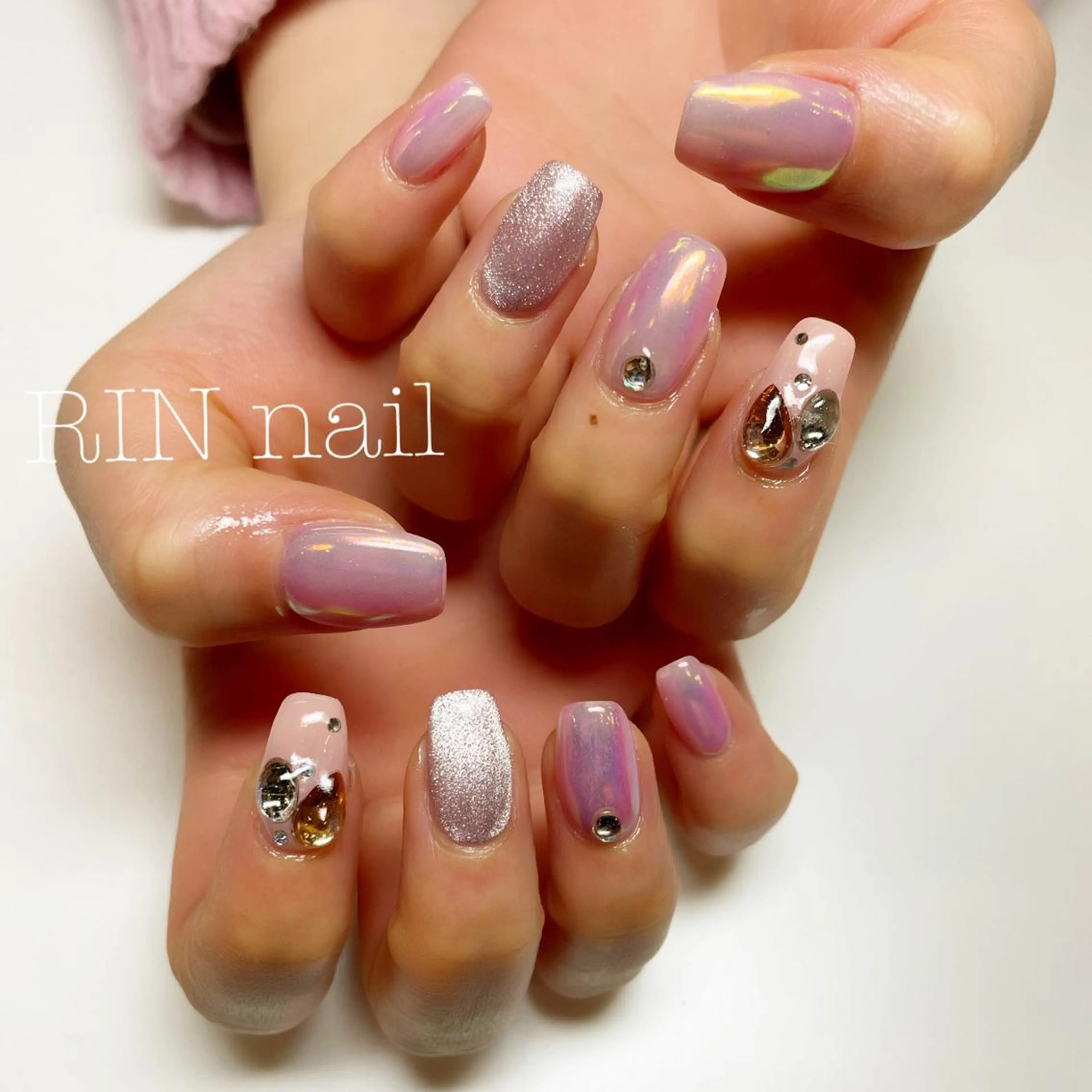 ネイル ハンドネイル ハンドケア RIN HOMEnailのネイルデザイン