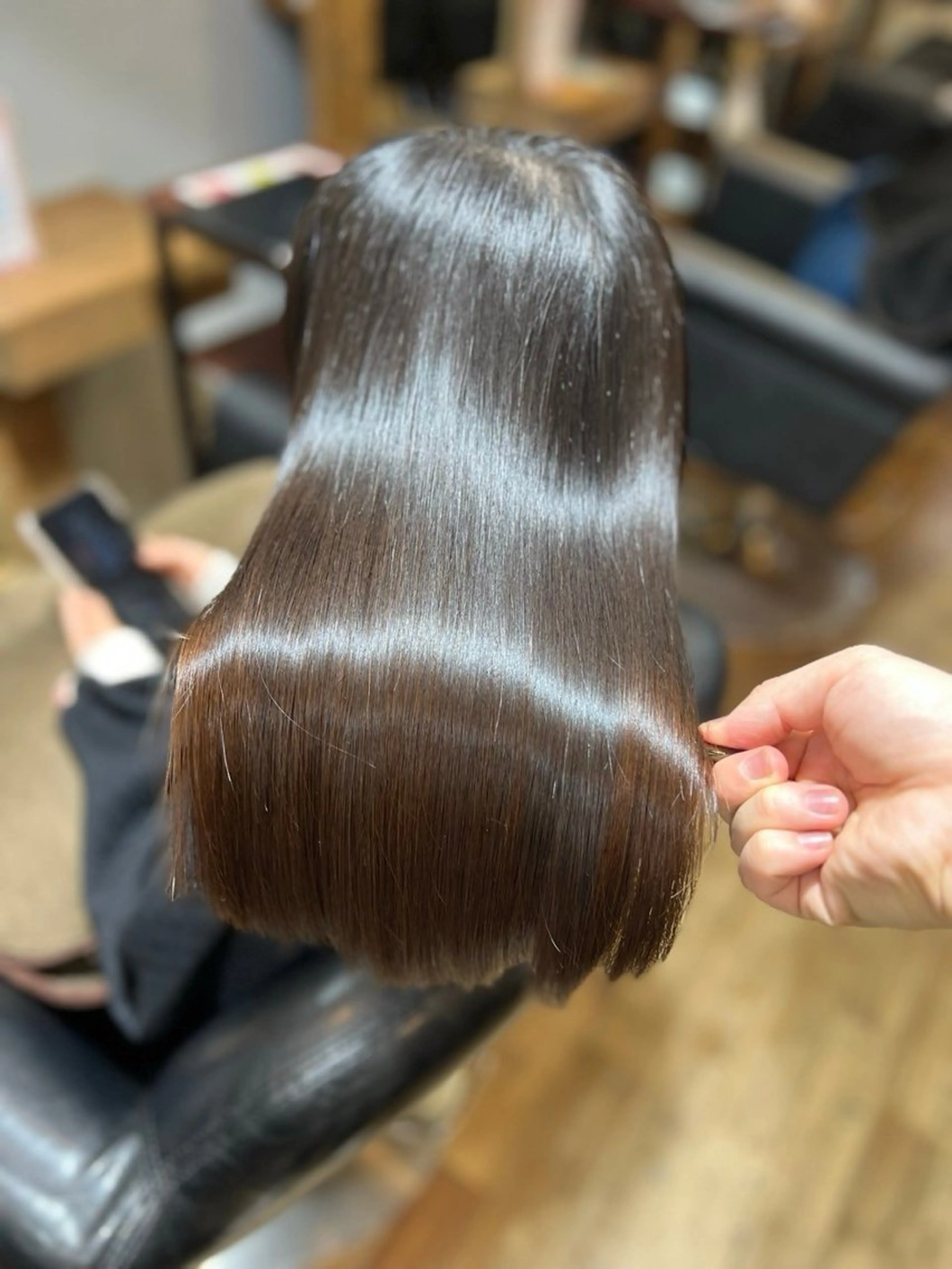 セミロング 髪質改善ヘアエステサロン-kiitos-【キートス】所属・. YUUKIのヘアスタイル