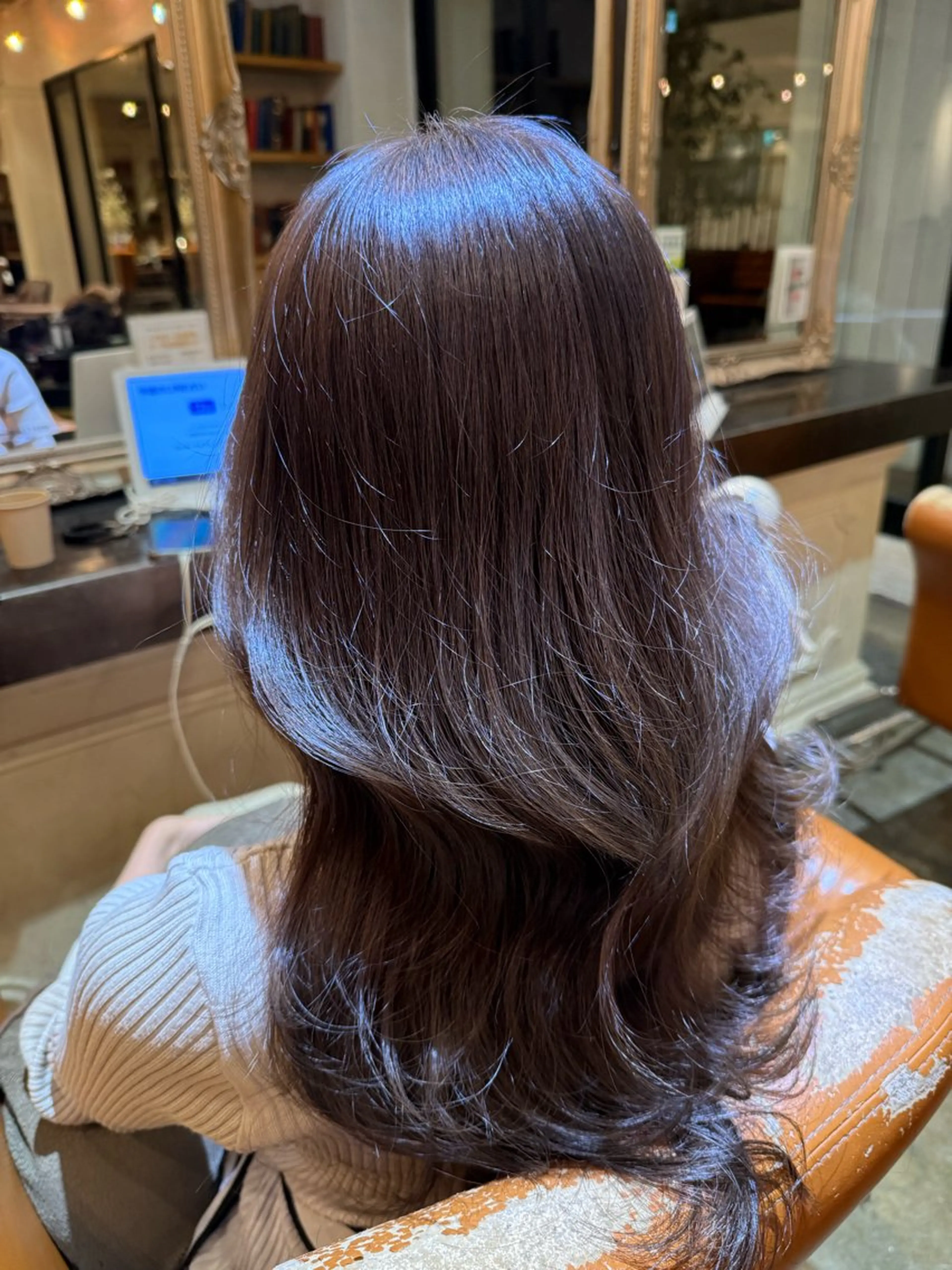 ロング カット ヘアカラー 韓国ヘア/レイヤー/ 前髪/髪質改善/石川のヘアスタイル