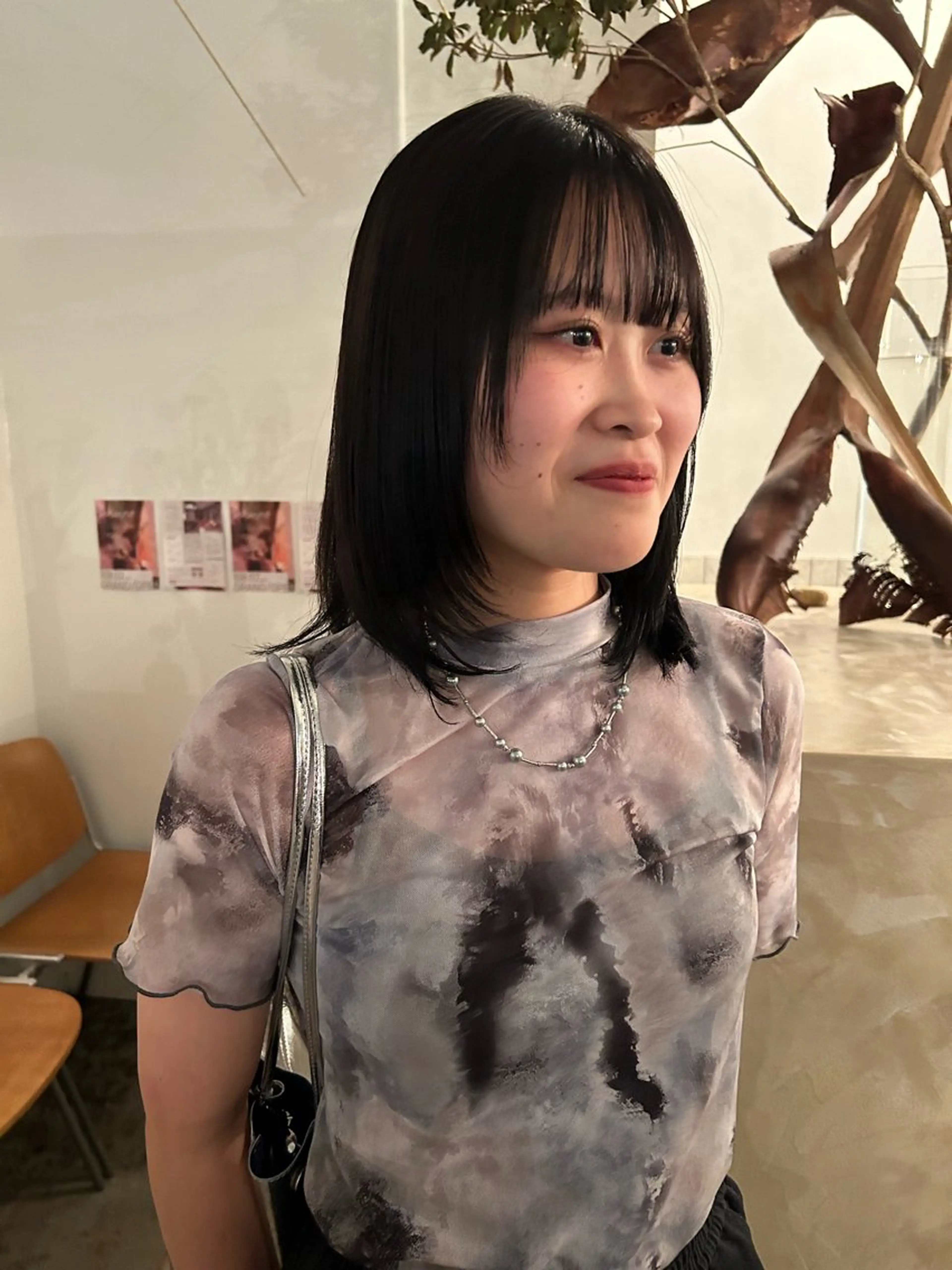 ミディアム 原 瑞希のヘアスタイル