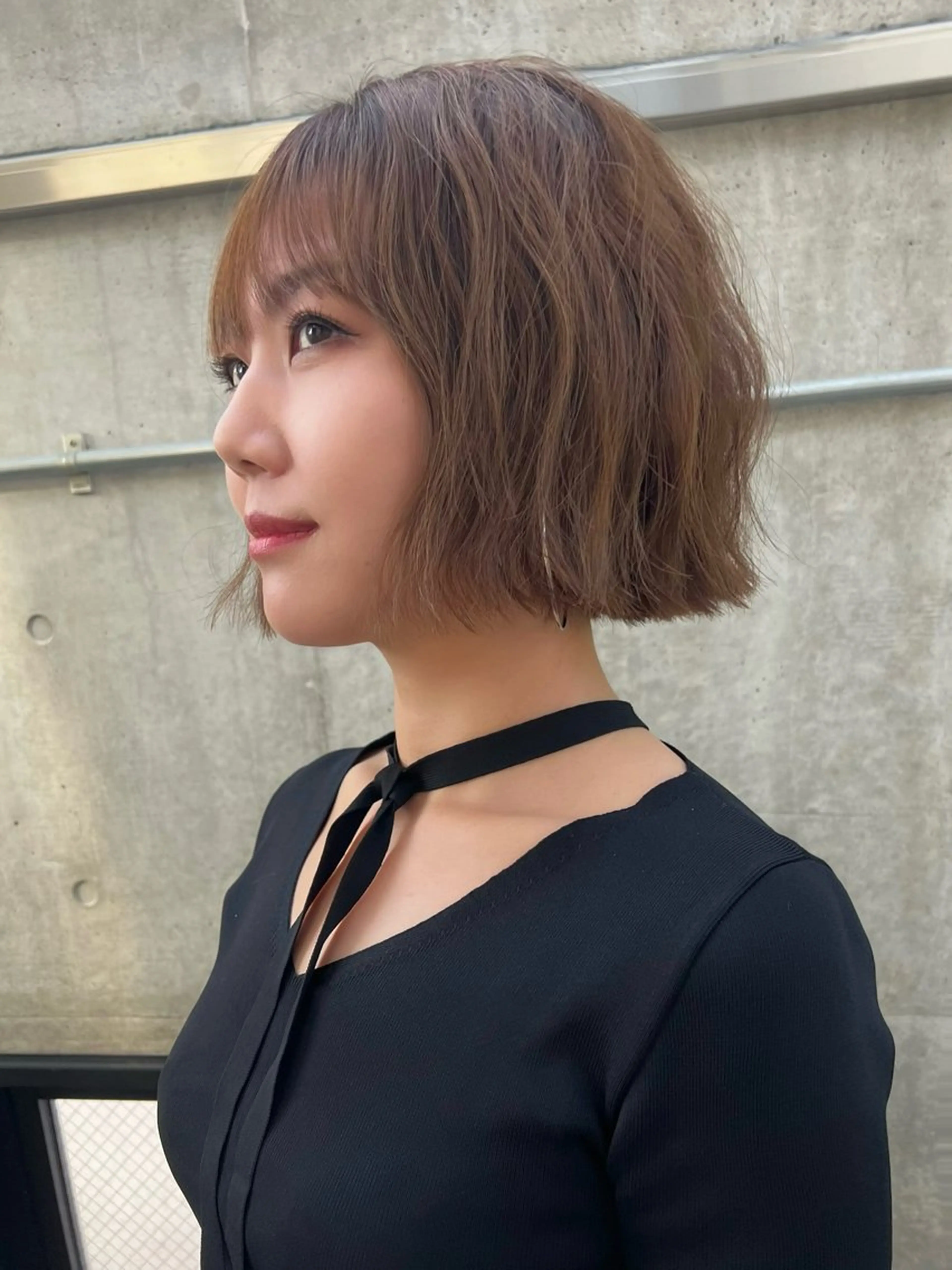 🧟‍♀️Reinaオリジナル🪷似合わせカット＋うる艶カラー🥣＋ニュアンスパーマ⛓️の写真