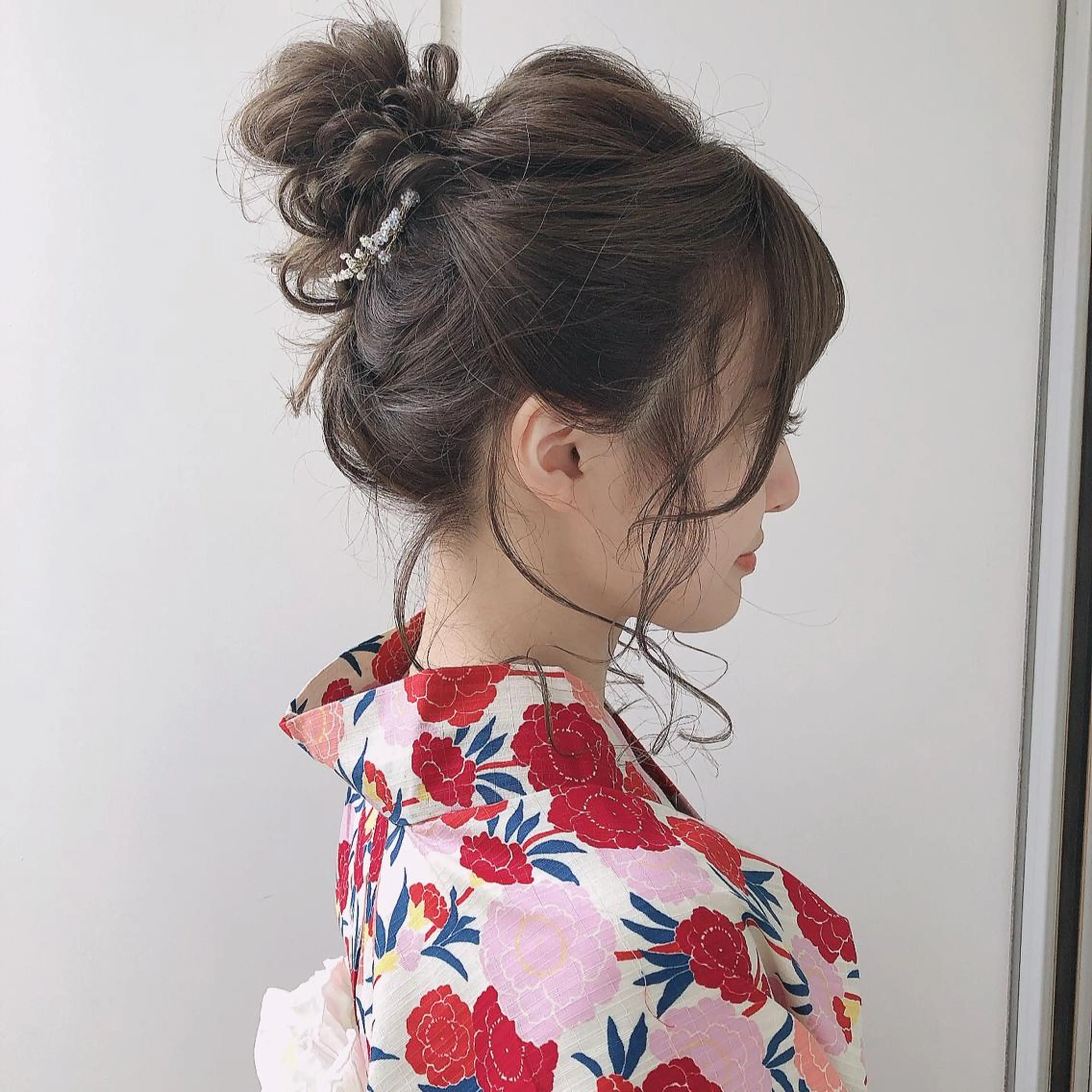 ヘアアレンジ 浴衣 榎園 由美のヘアスタイル