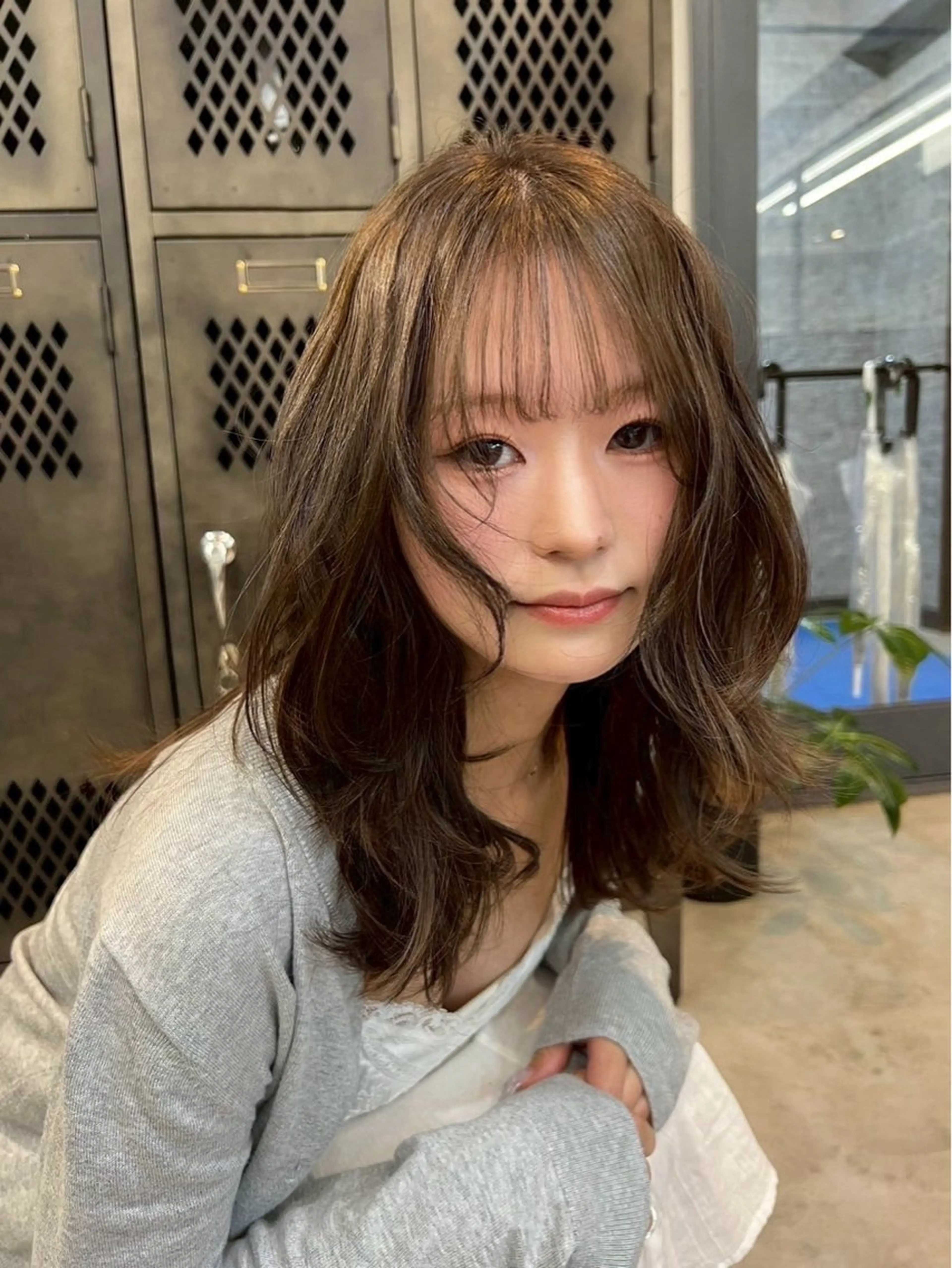 ミディアム bebeko kaedeのヘアスタイル