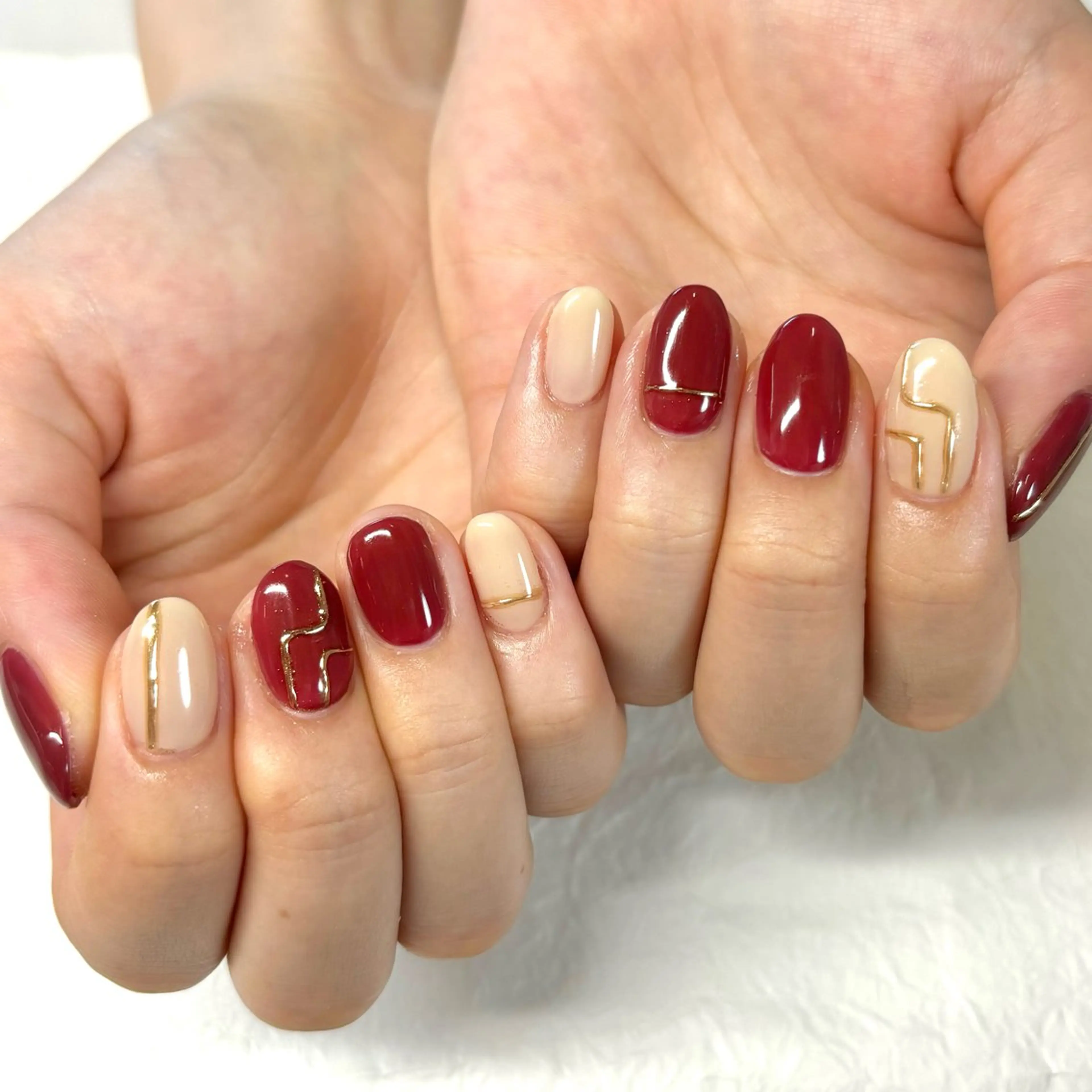 ネイル シンプルネイル ラヴィアンローズ所属・S. kurumiのネイルデザイン