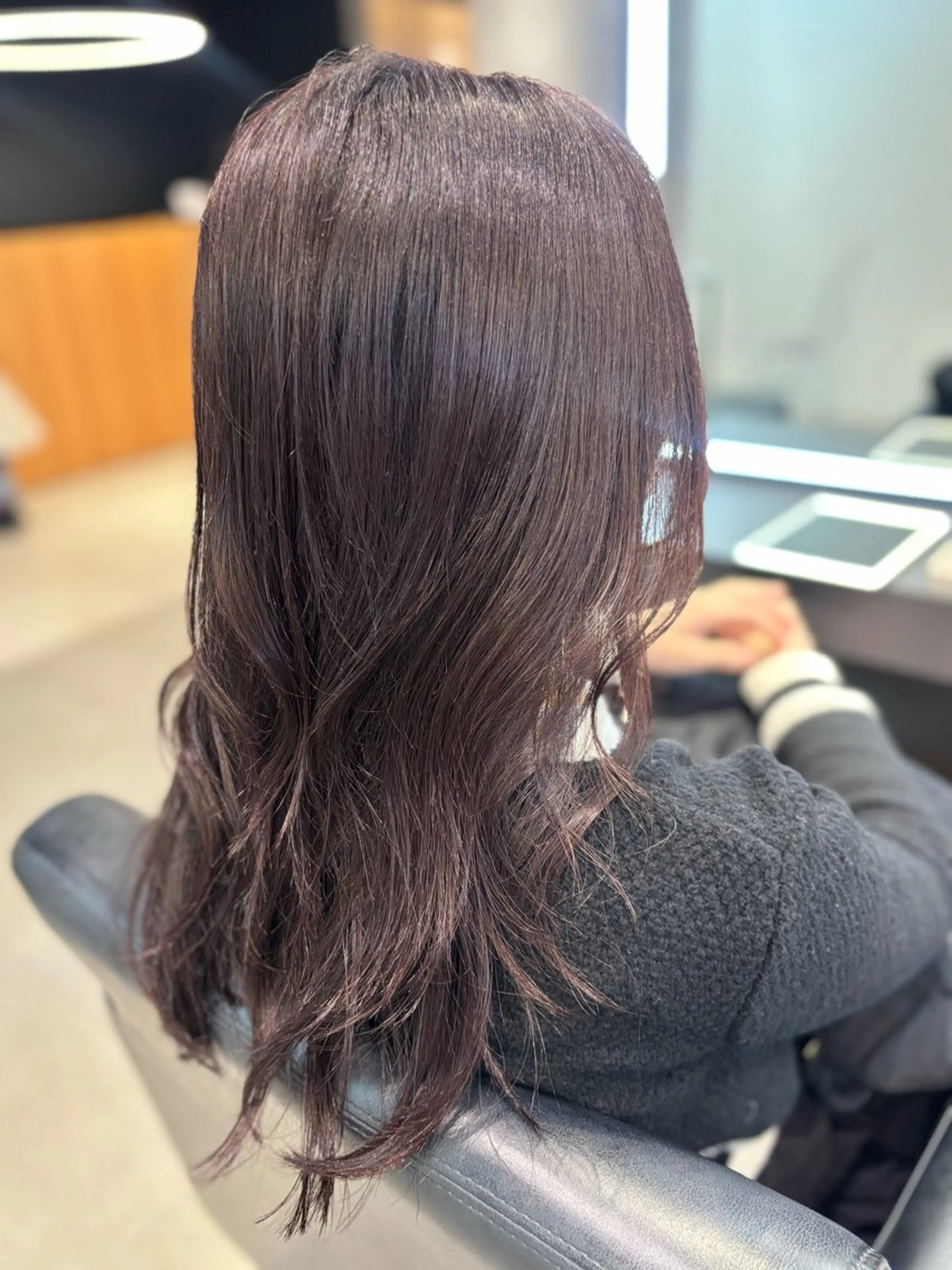 ロング カラー 透明感カラー ヘアカラー トリートメント RABU /髪質改善 伏見/ヘアケアサロンのヘアスタイル