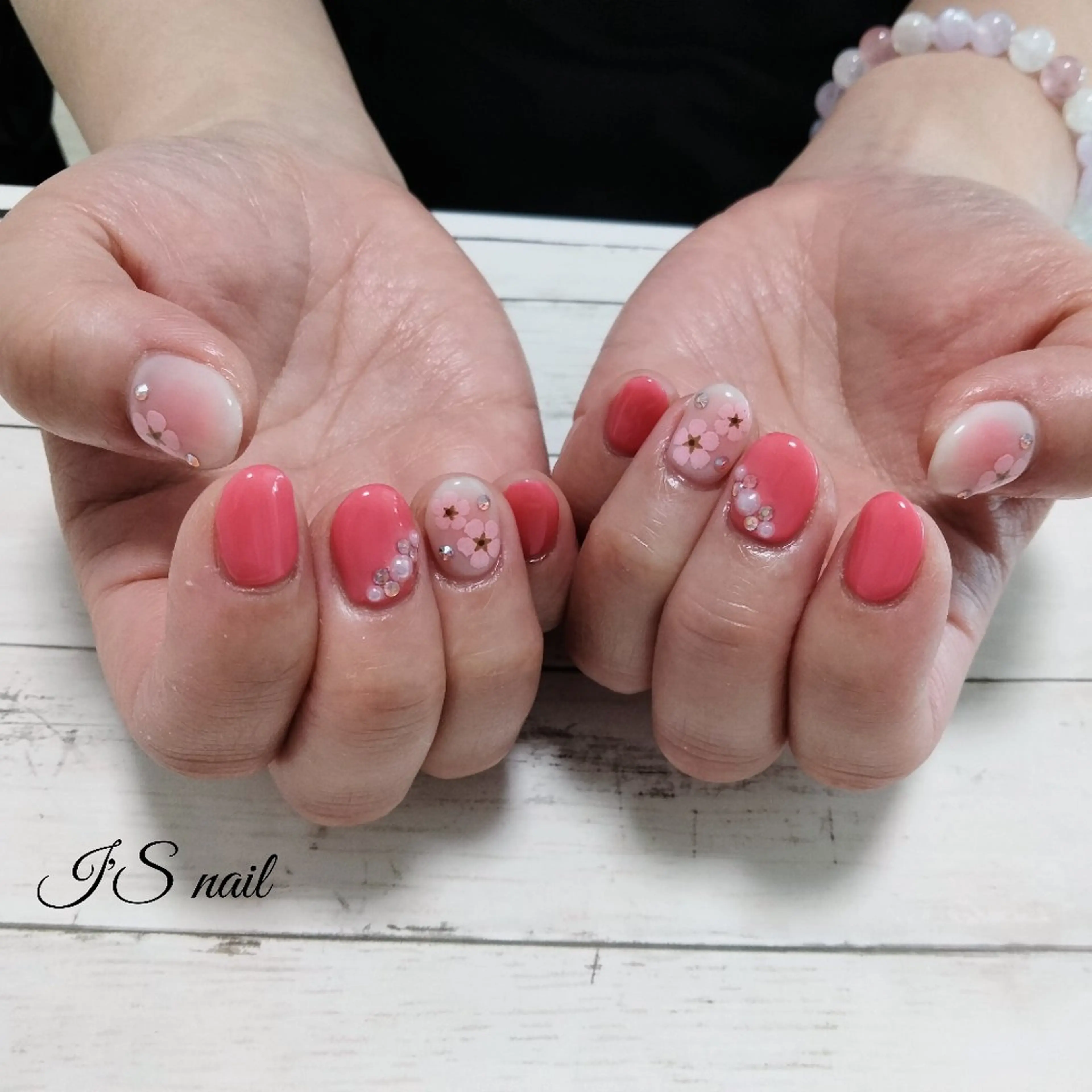 ネイル 桜ネイル I'S nail 佐野のネイルデザイン