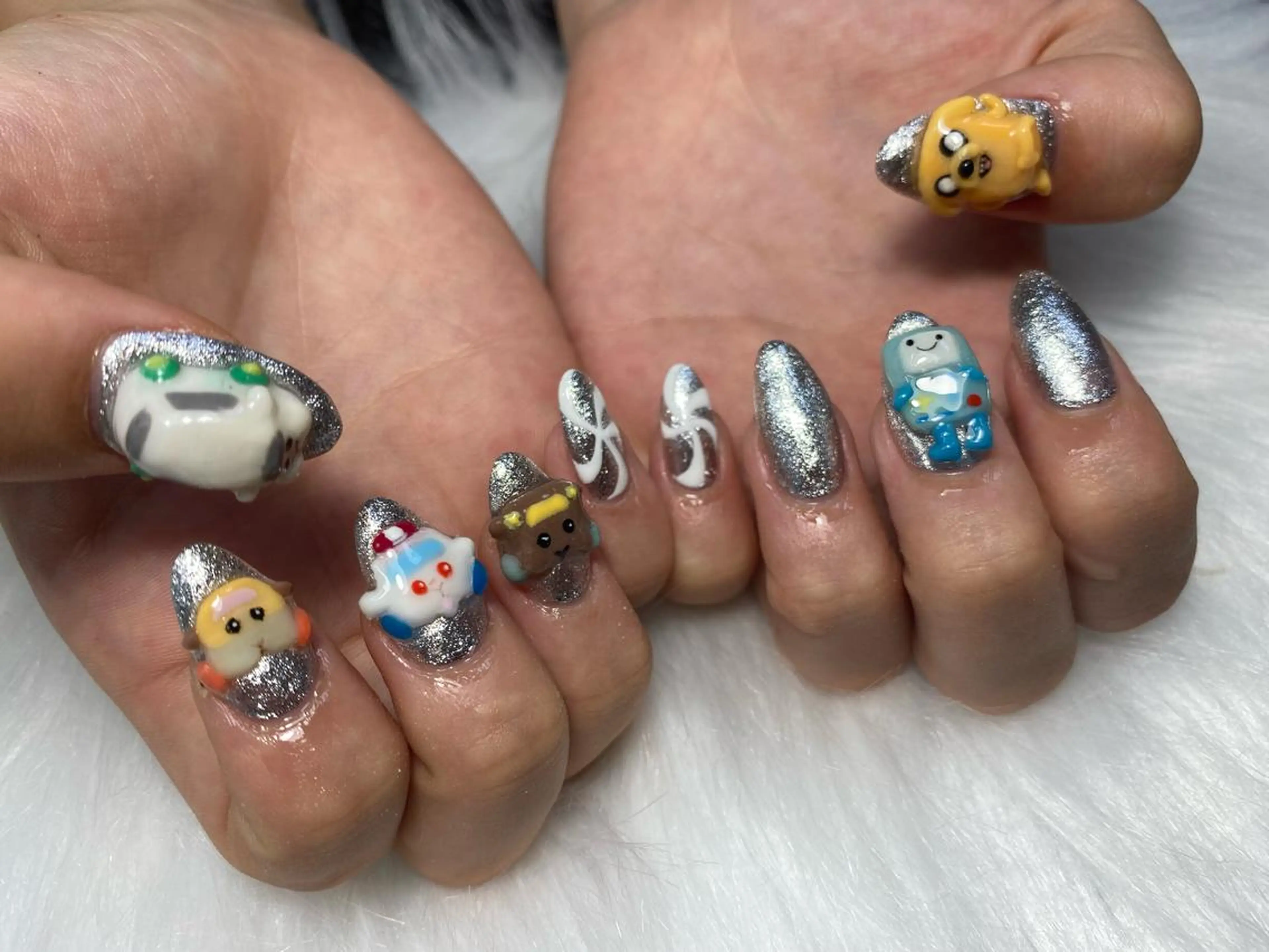 ネイル ハンドネイル Mana‪ ‪·͜· ❤︎‬のネイルデザイン