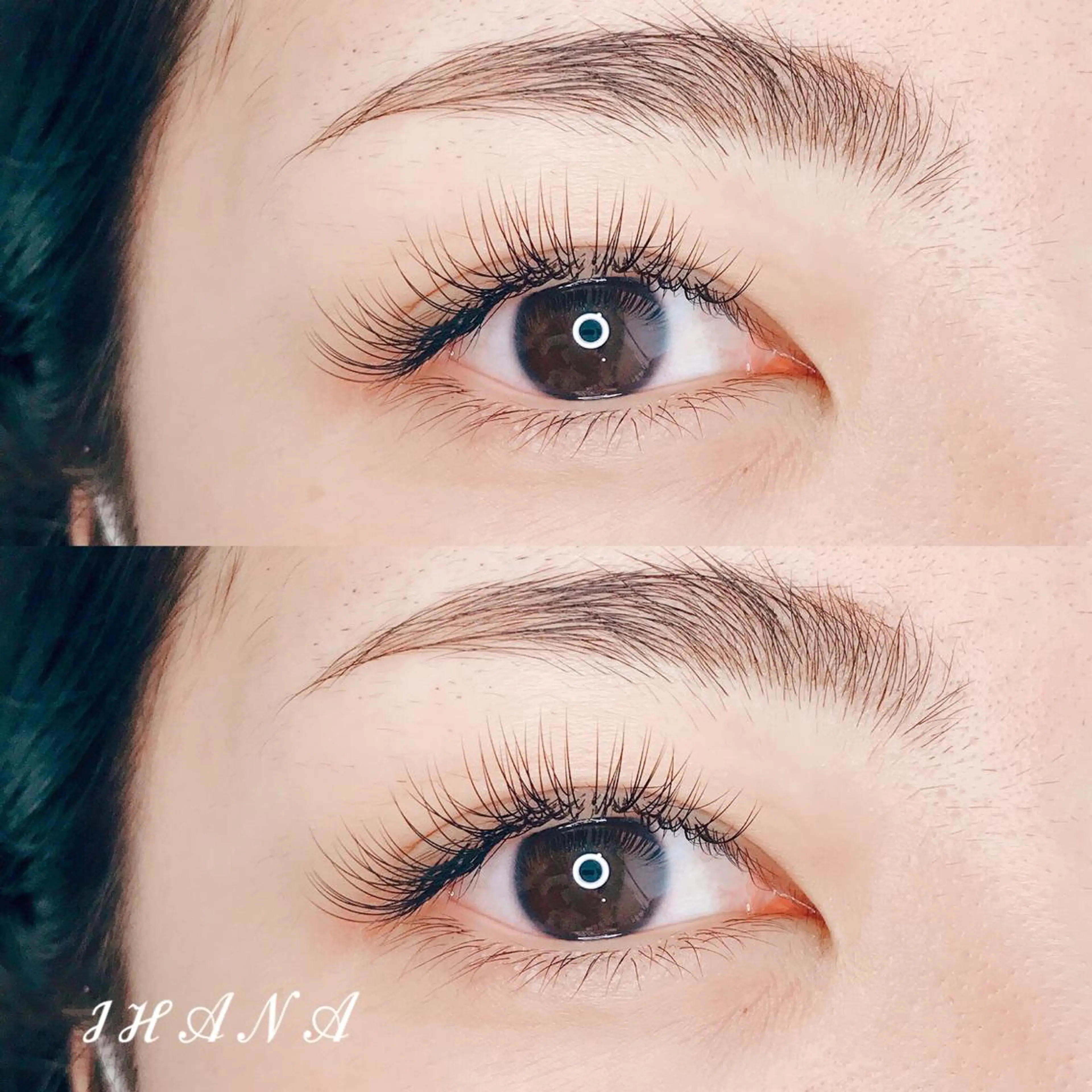 マツエク・マツパ 目尻長め セーブル マツエク IHANA ❁ イハナのマツエク・マツパデザイン