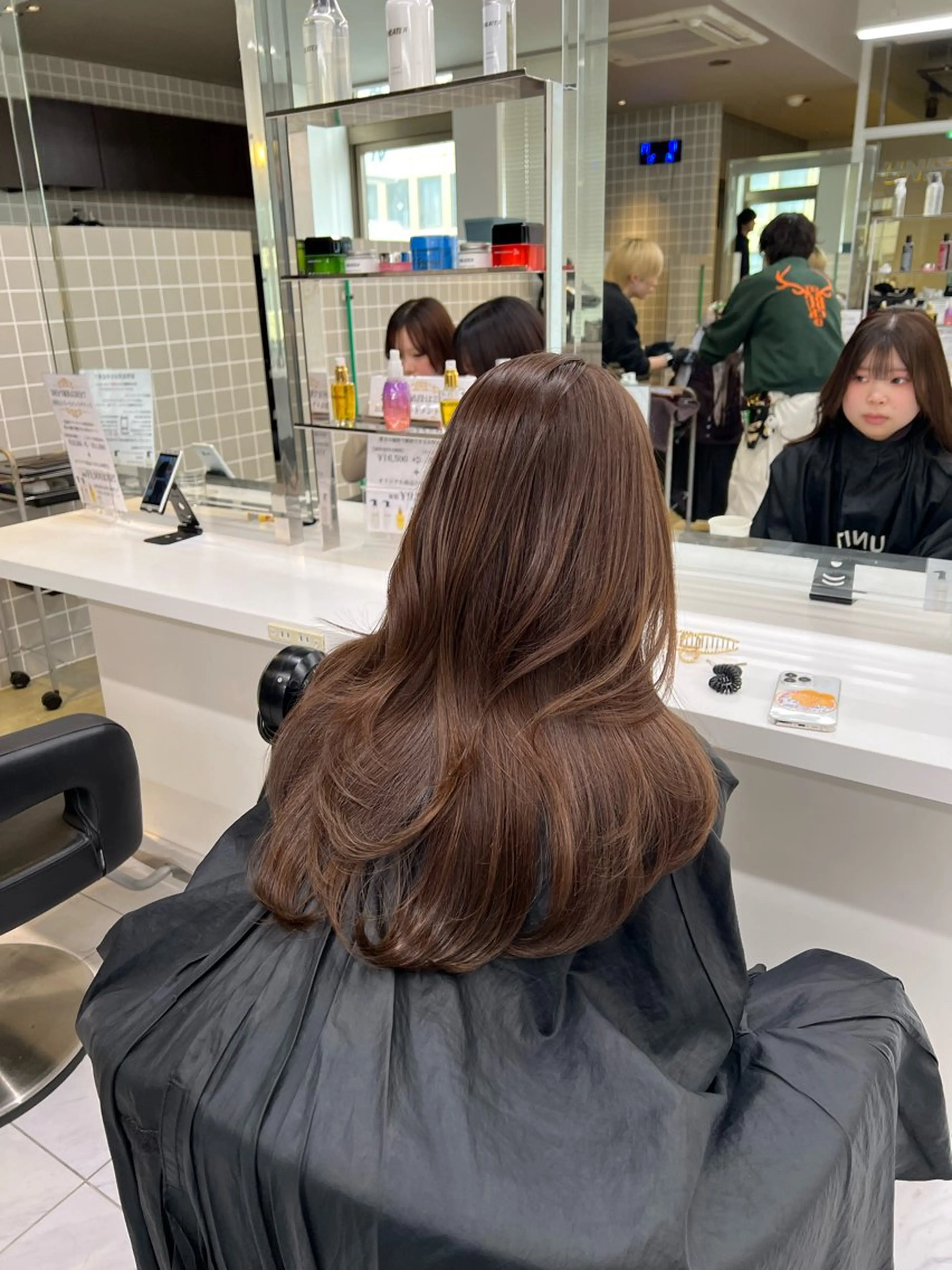 ロング カラー カット ヘアカラー 韓国レイヤーカット /REIのヘアスタイル