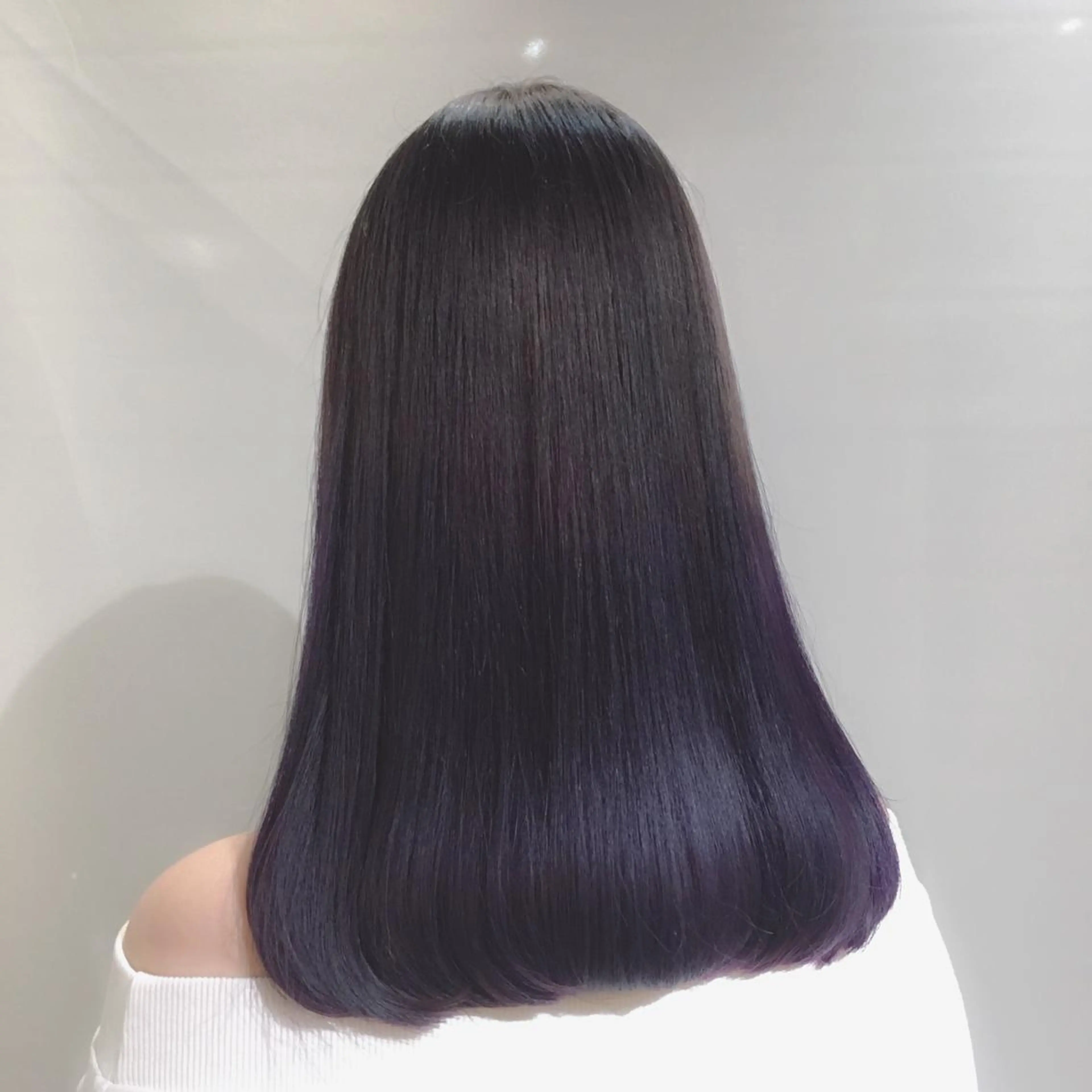 ロング カラー ヘアアレンジ ブリーチ グラデーションカラー パープルカラー トリートメント As hair所属・柔らか垢抜けｶﾗｰと ｶｯﾄ🫧ASUKAのヘアスタイル