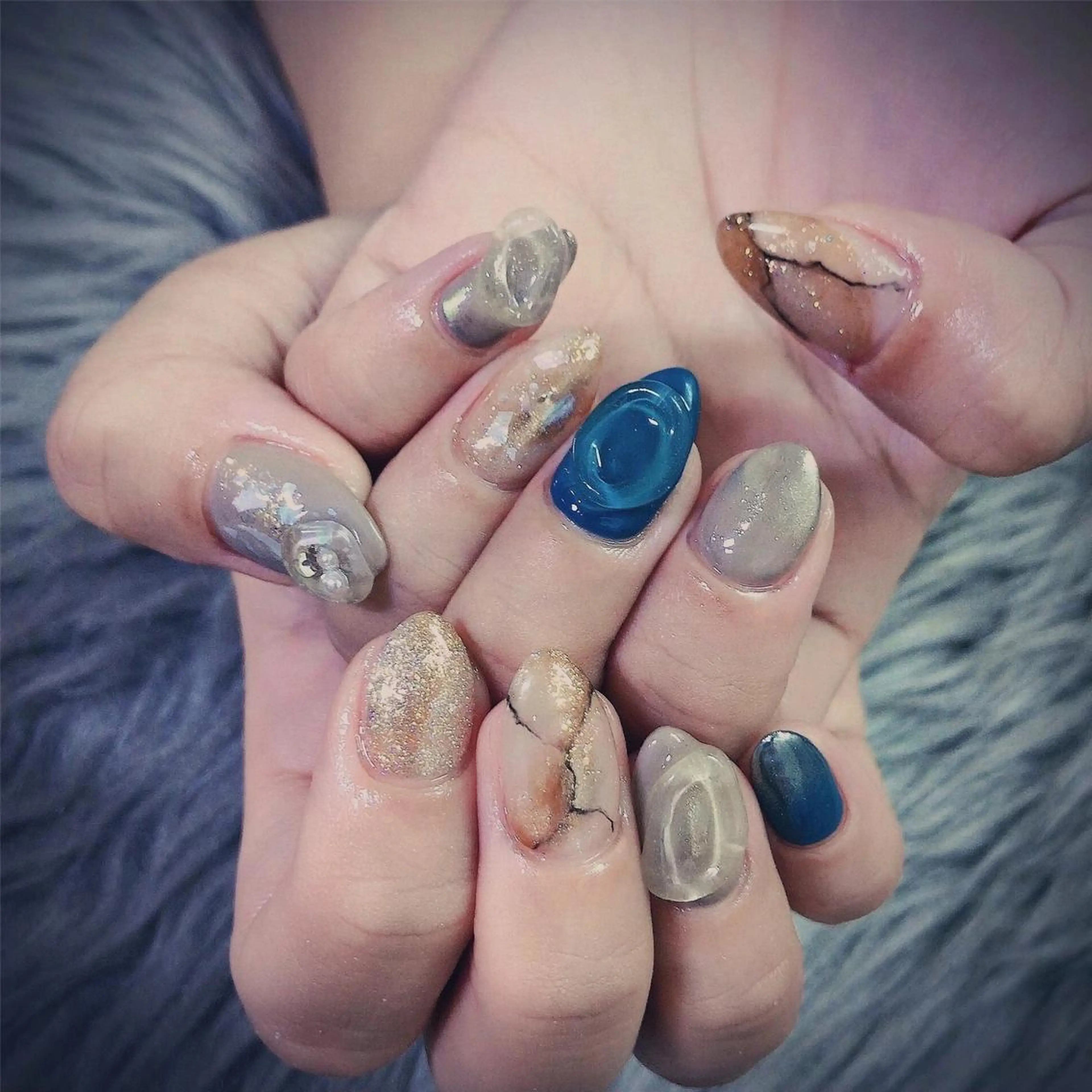 ネイル ニュアンスネイル ハンドネイル NOIROUGE所属・NOI ROUGEのネイルデザイン