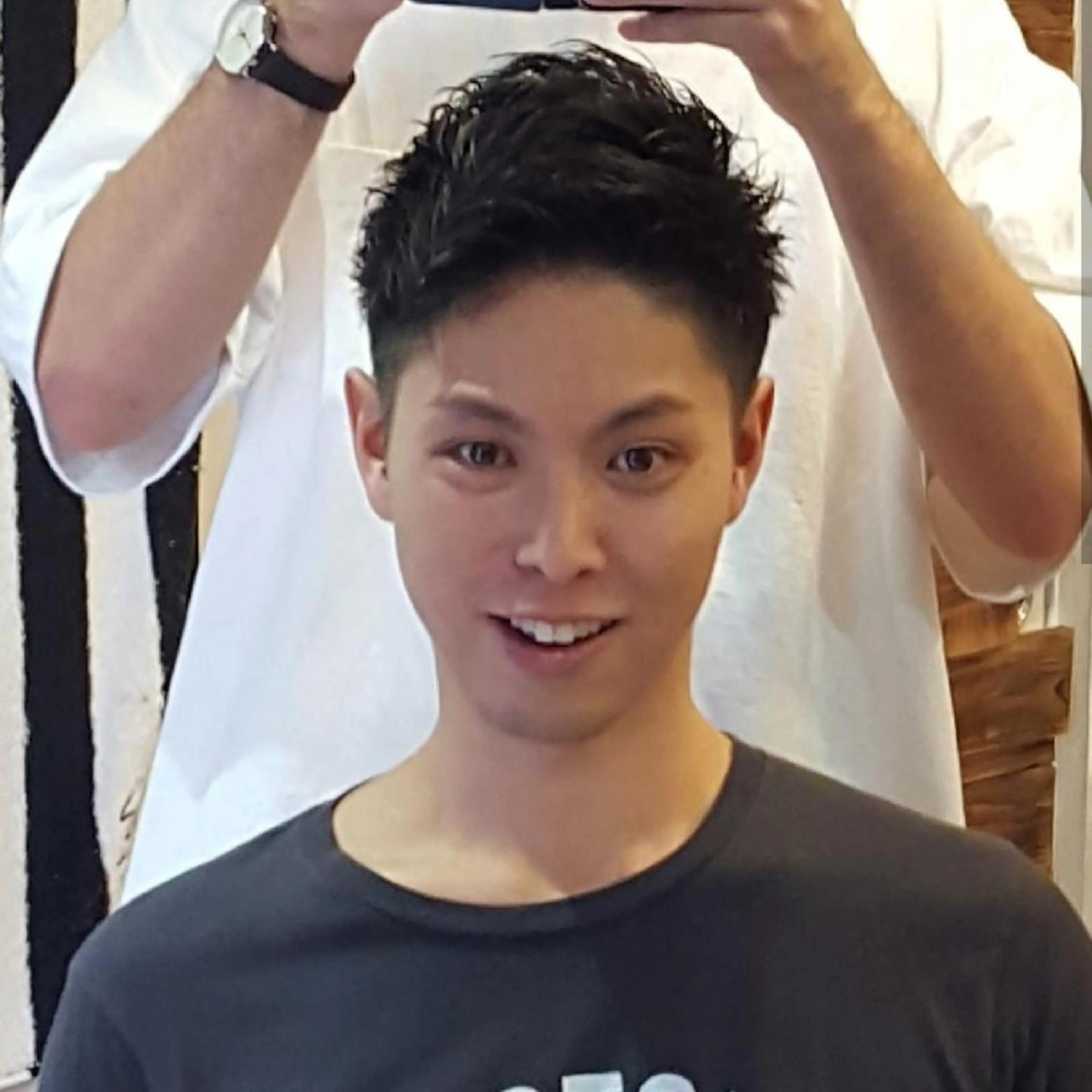 ショート メンズ フリーランス所属・韓国ヘア レイヤー くびれヘアMATSUのヘアスタイル