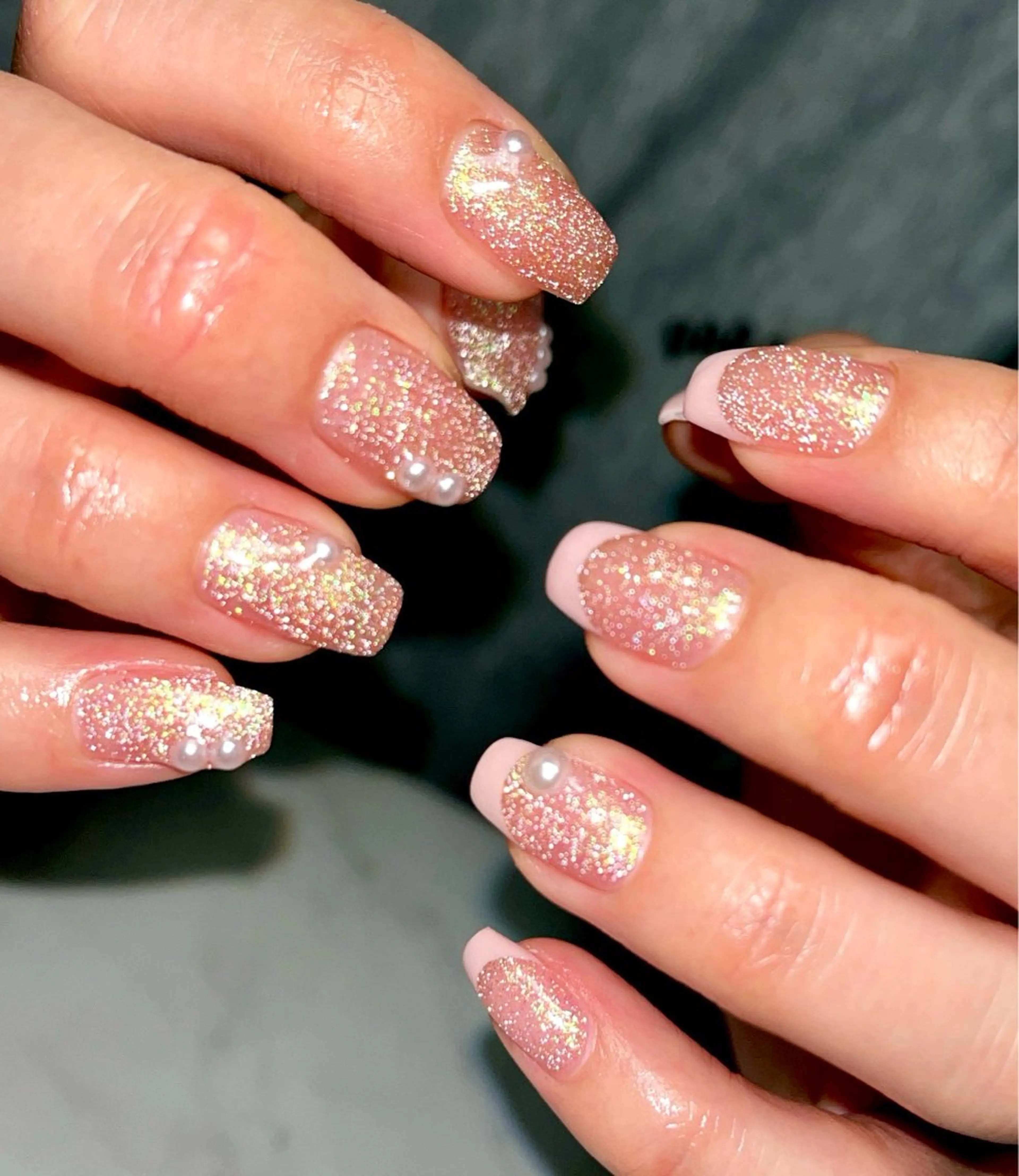 ネイル フラッシュネイル フレンチネイル ハンドネイル lemon nailレモンネイルのネイルデザイン