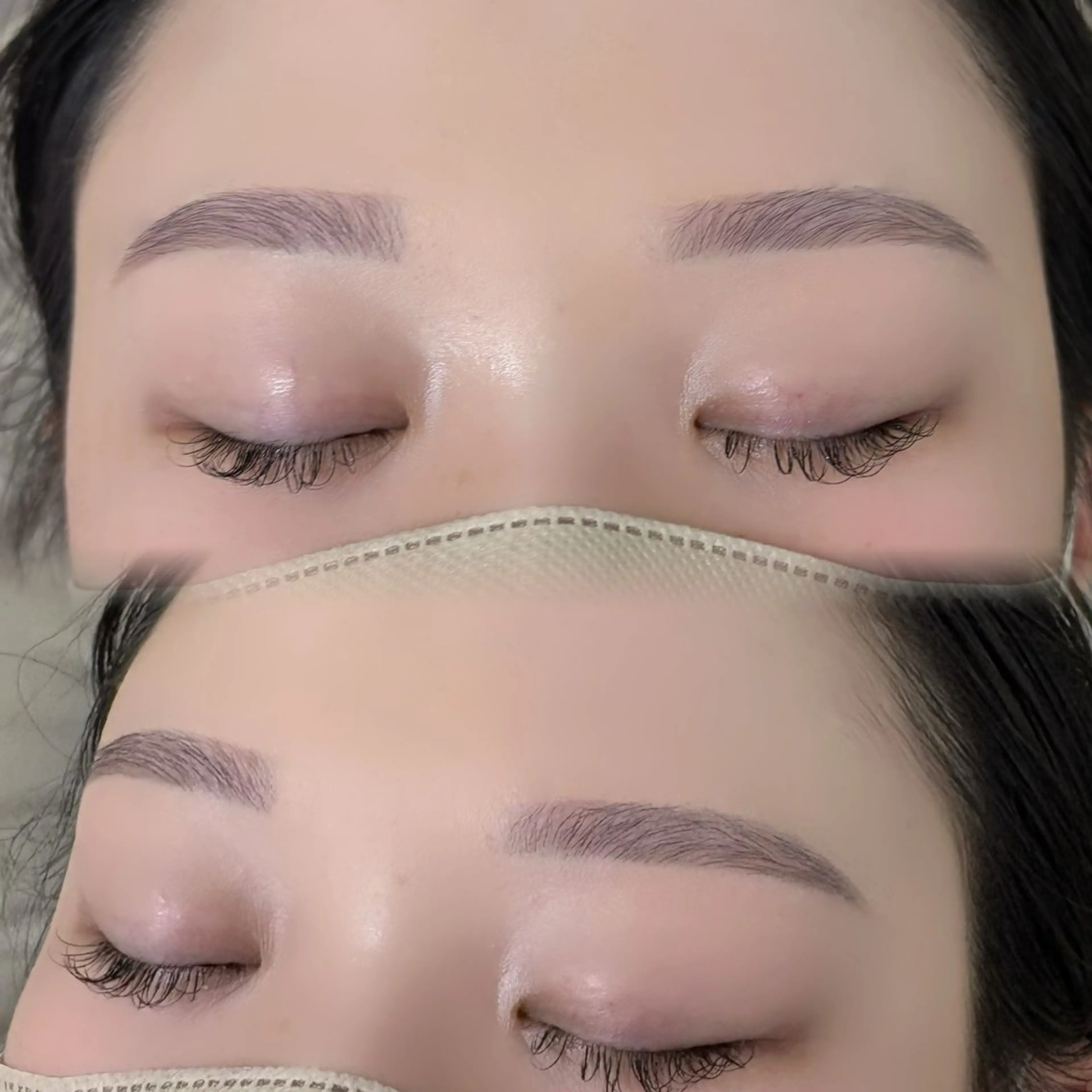 アイブロウ ワックス脱毛 Une fleur himariのマツエク・マツパデザイン