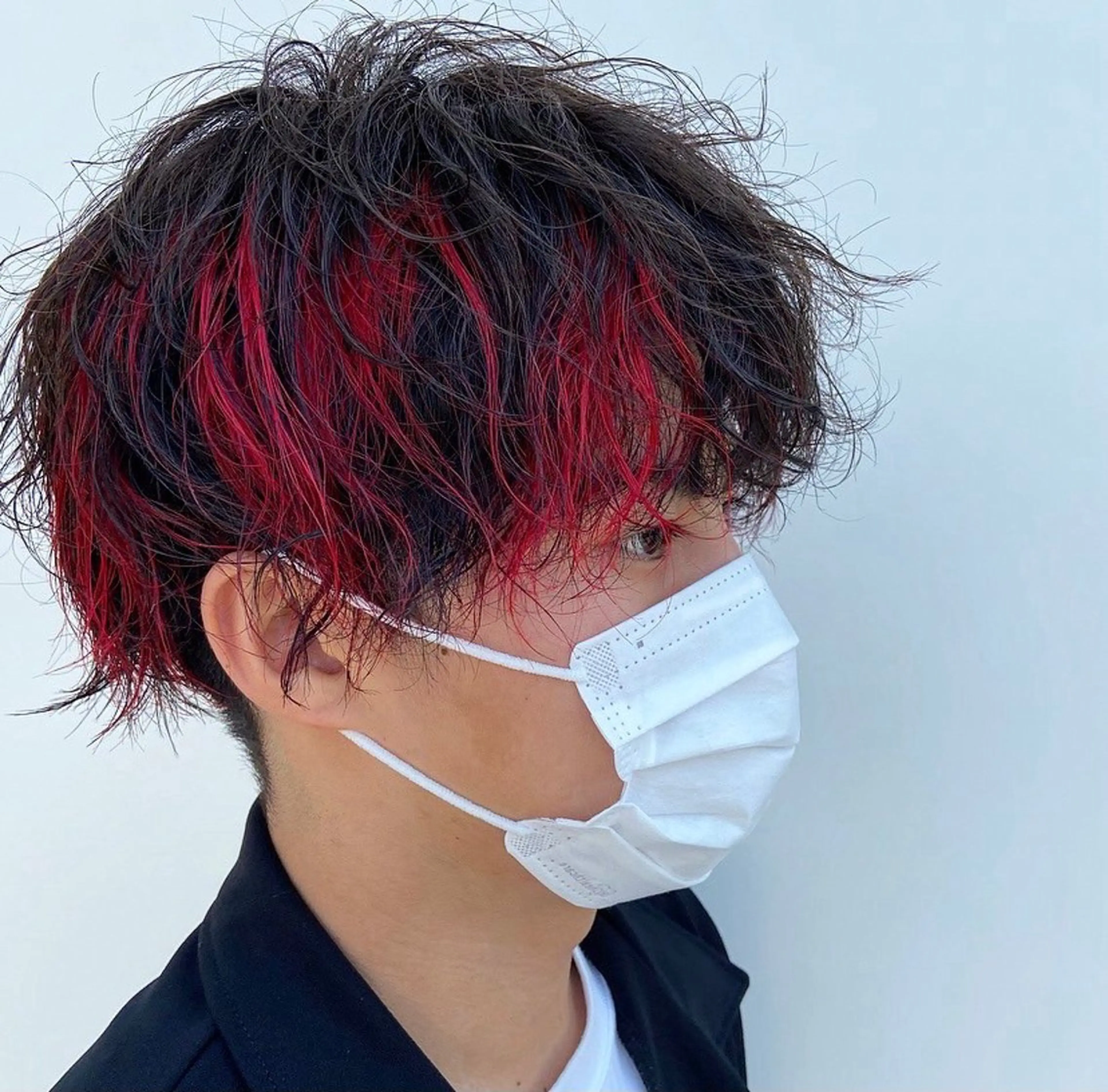 メンズ ヘアカラー Niau高崎所属・栗原 翔大のヘアスタイル