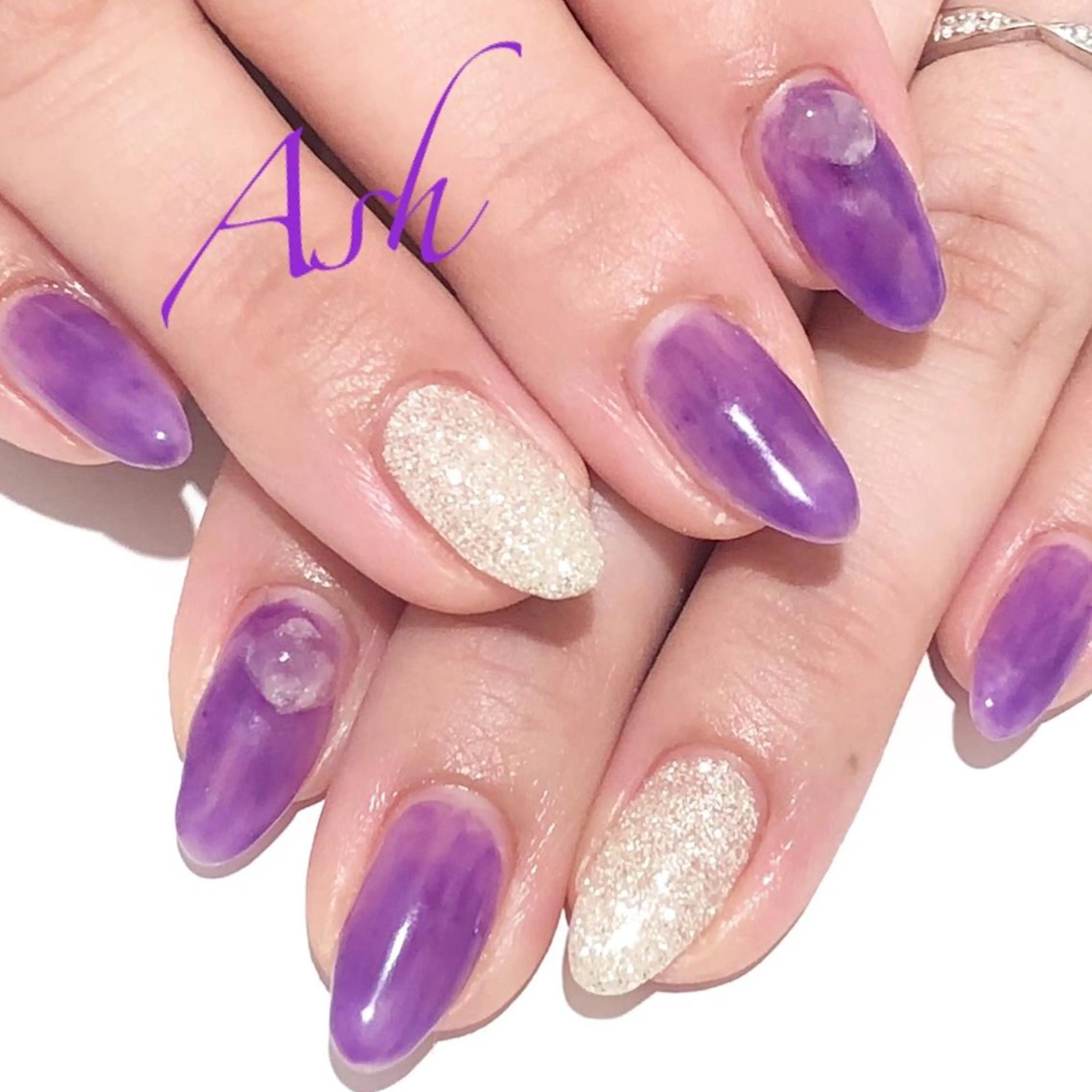 ネイル ニュアンスネイル ハンドネイル 🩵NORIKO 上品ネイルが得意🩵のネイルデザイン