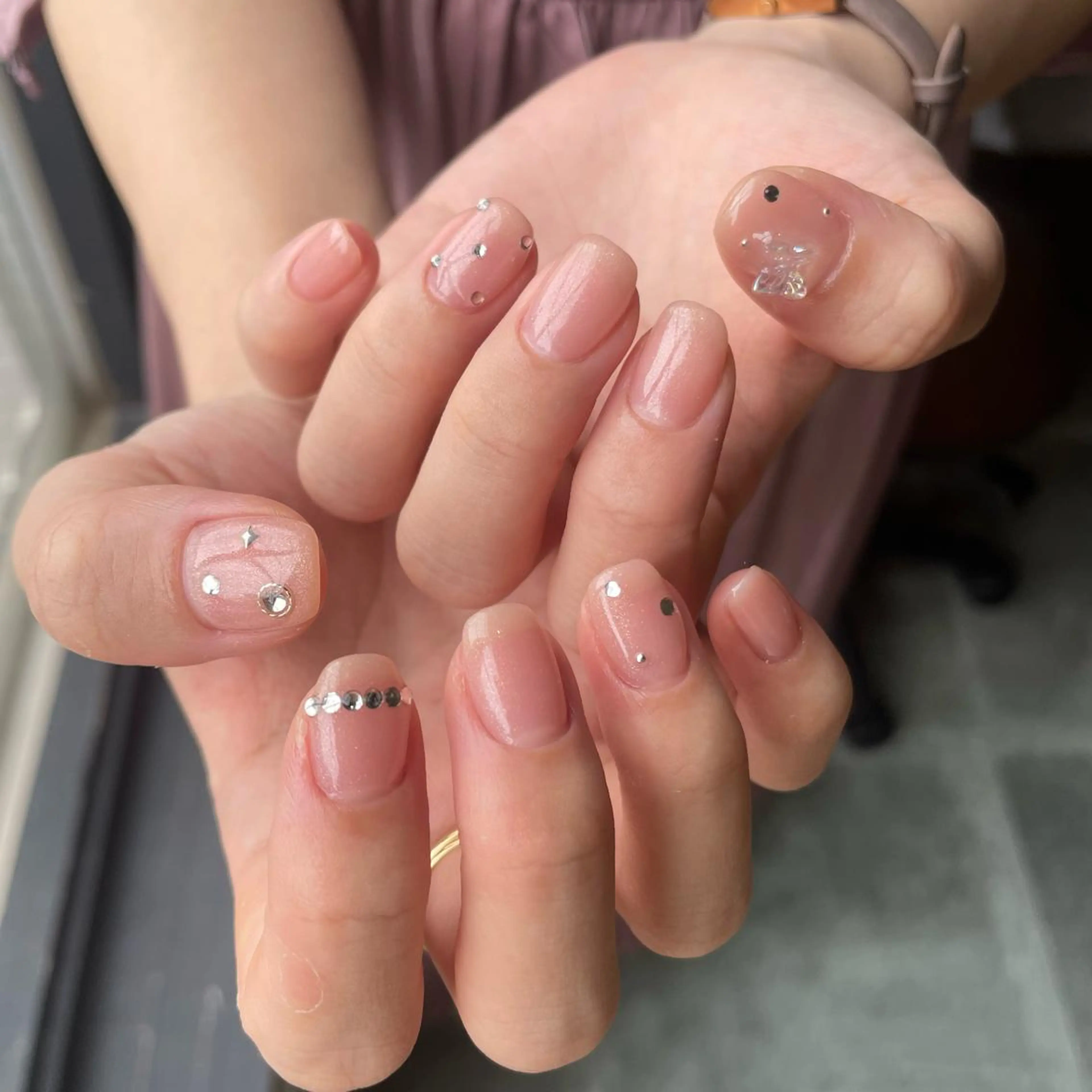 ネイル シンプルネイル SOL所属・SOL　nail イマナカのネイルデザイン