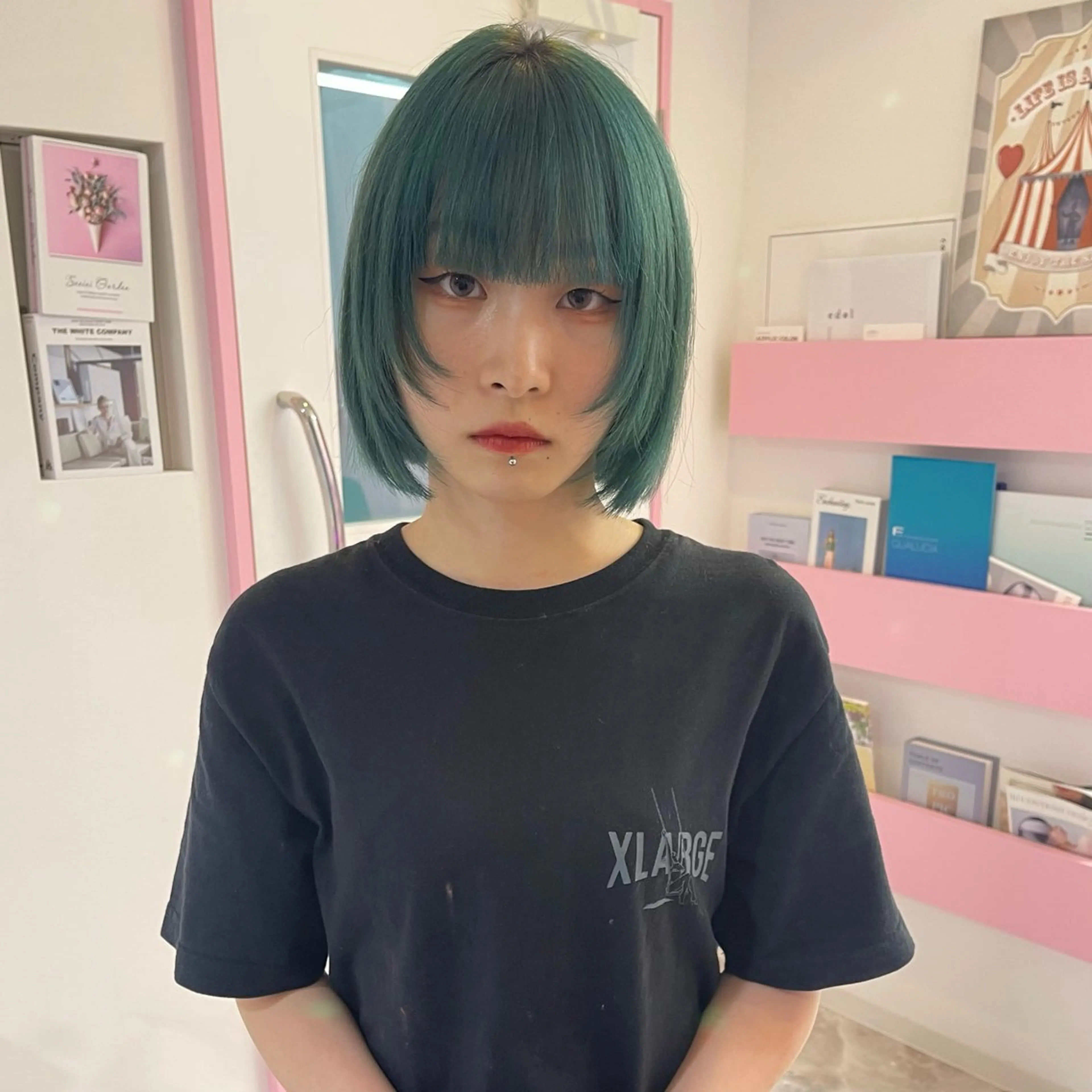 ショート カラー 🎀ミルクティー/暖 色×レイヤー/マリアのヘアスタイル