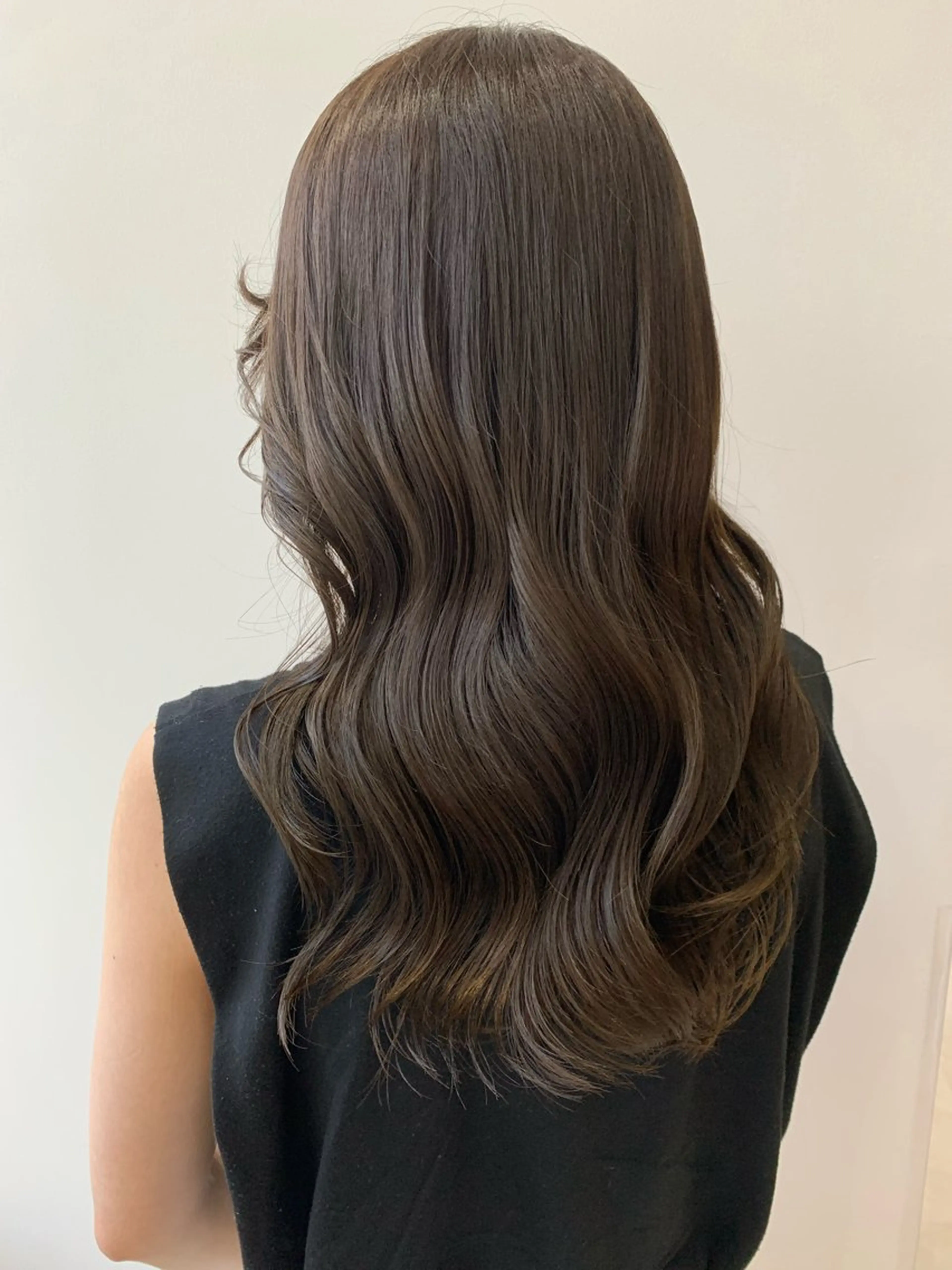 ロング カラー ヘアカラー トリートメント 🍓韓国ヘア レイヤ ーカット🍓笠原 葵のヘアスタイル