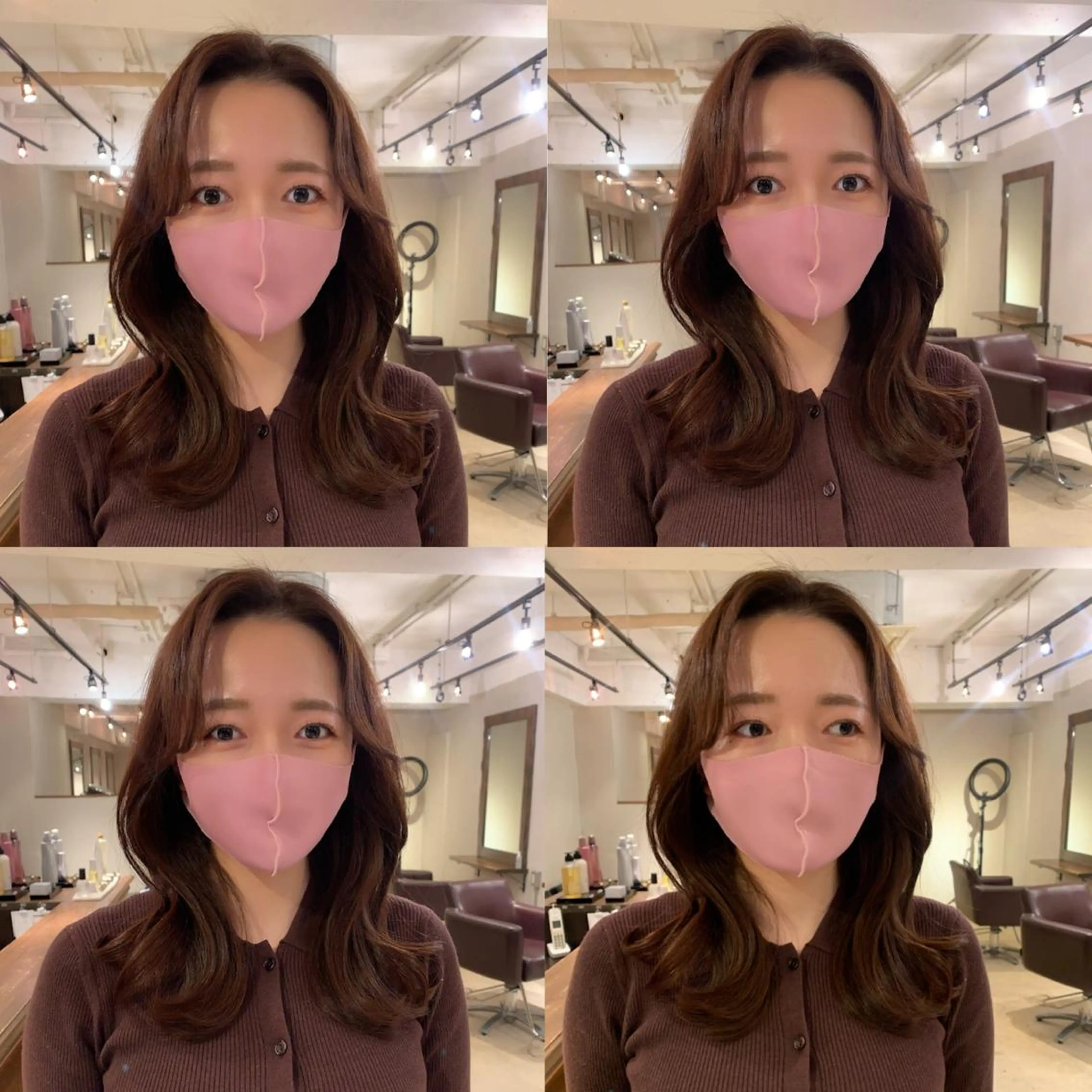 ロング カラー 韓国風ヘア 透明感/オリーブ/ グレージュ/YUKAのヘアスタイル