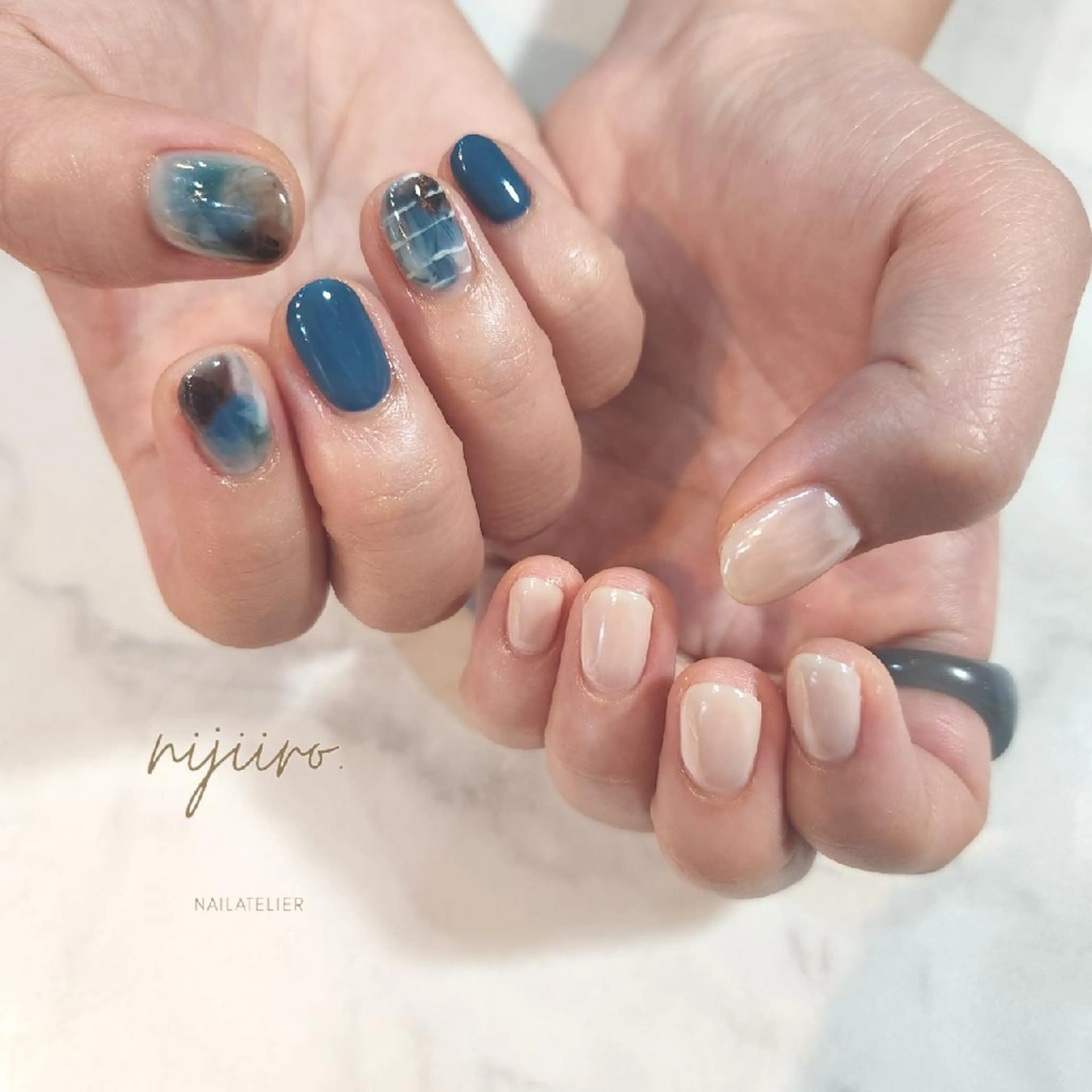 ネイル ハンドネイル nailatelier nijiiro.所属・nijiiro🌈 サトウのネイルデザイン