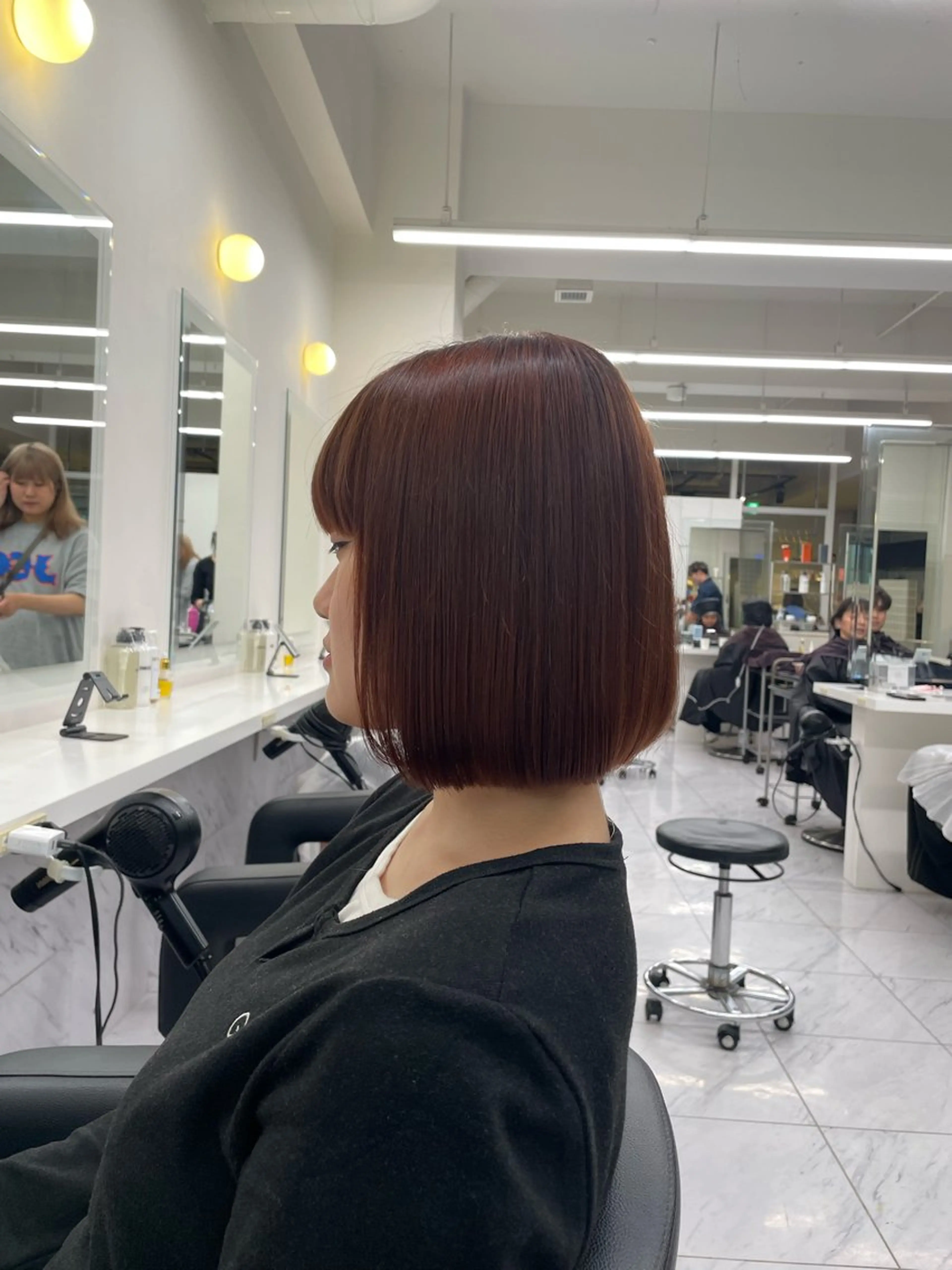 ミディアム カラー ヘアアレンジ ヘアカラー トリートメント ヘアセット 💗横浜美容室 💗HARUNAのヘアスタイル