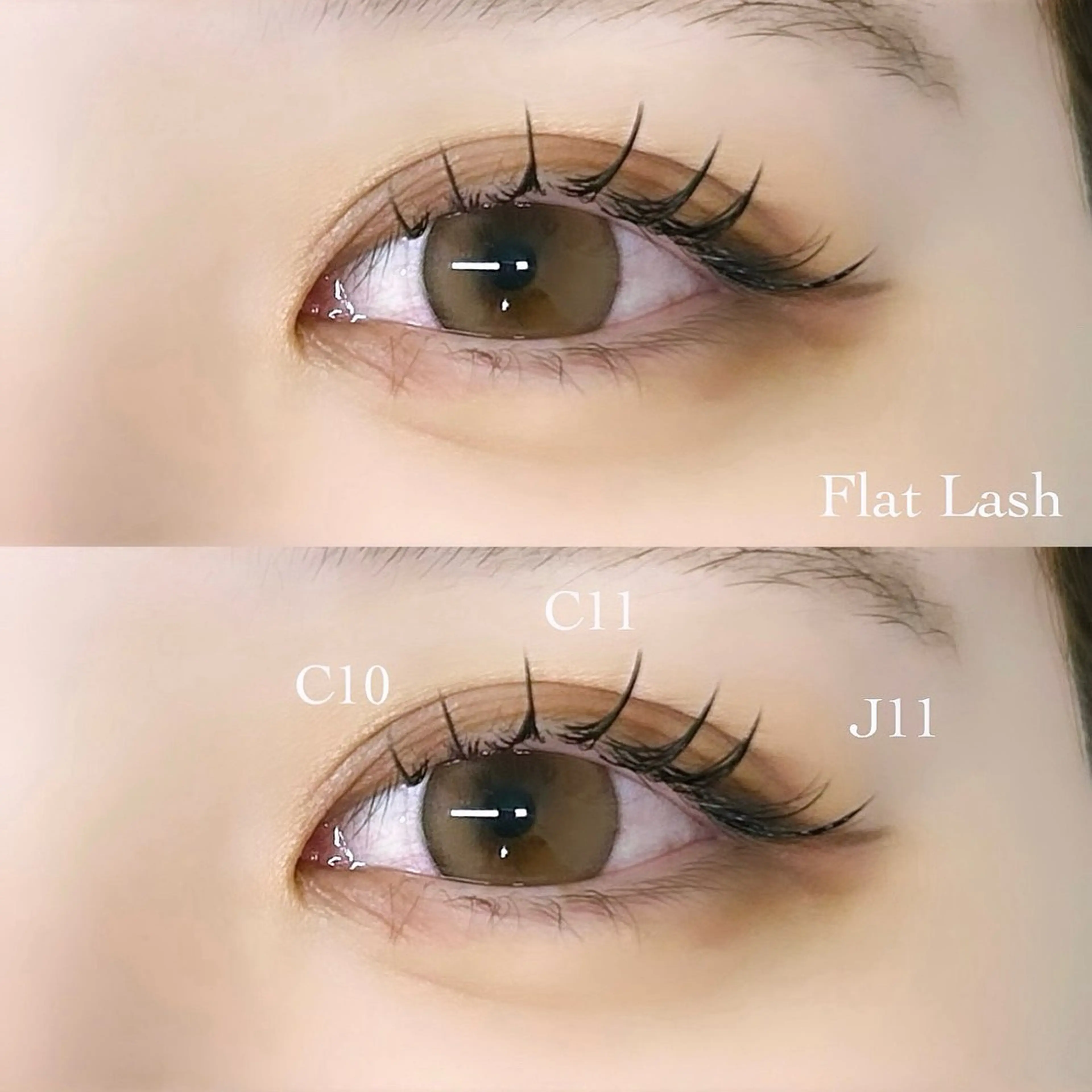 マツエク・マツパ フラットラッシュ 目尻長め マツエク まつパ/マツエク/ 渋谷momokaのマツエク・マツパデザイン