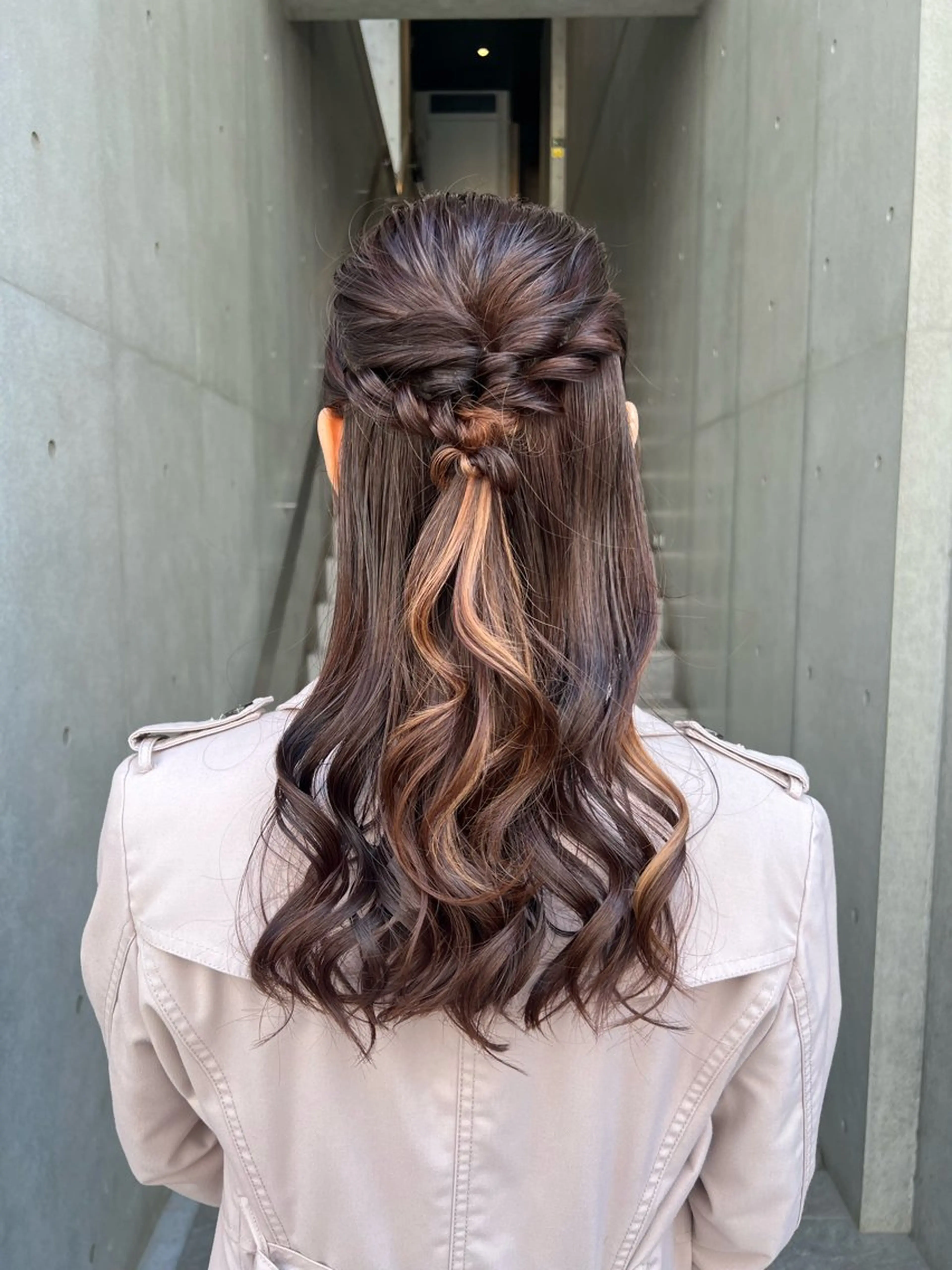 ロング ヘアセット カコ/レイヤーカット ヘアアレンジのヘアスタイル