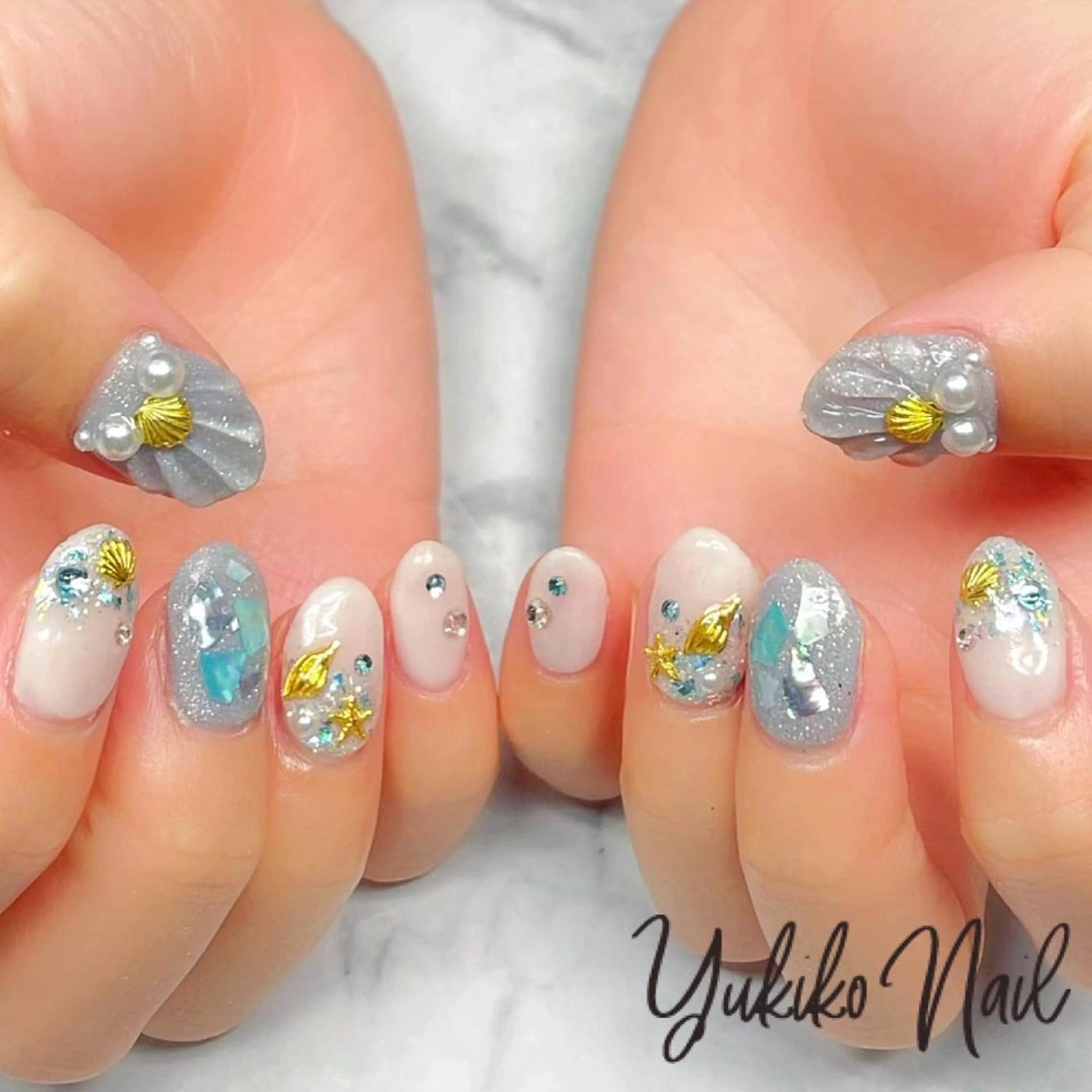 ネイル 持ち込み ハンドネイル ユキコ ネイルのネイルデザイン
