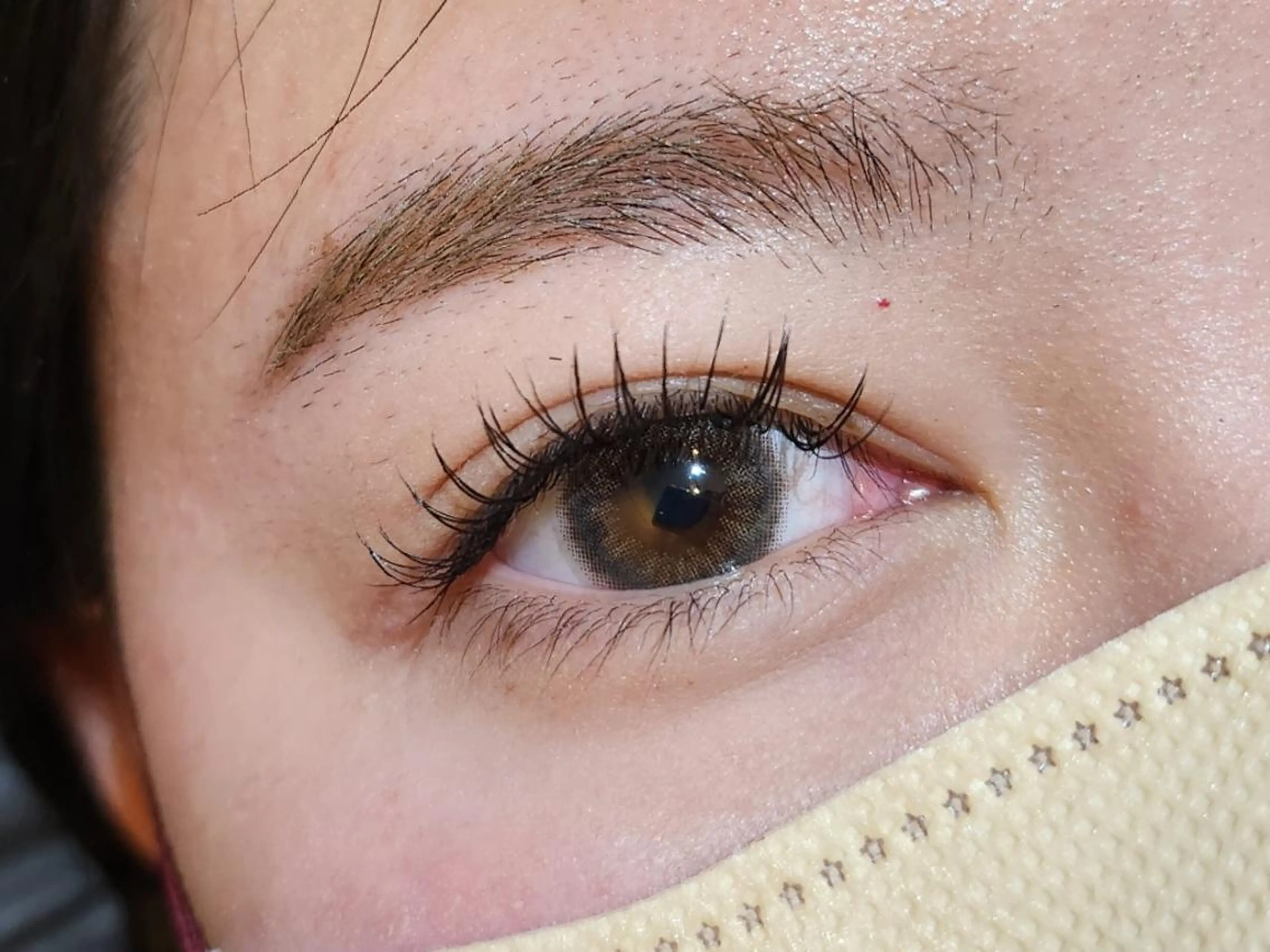 マツエク・マツパ 束感まつ毛 💜bora .のネイルデザイン