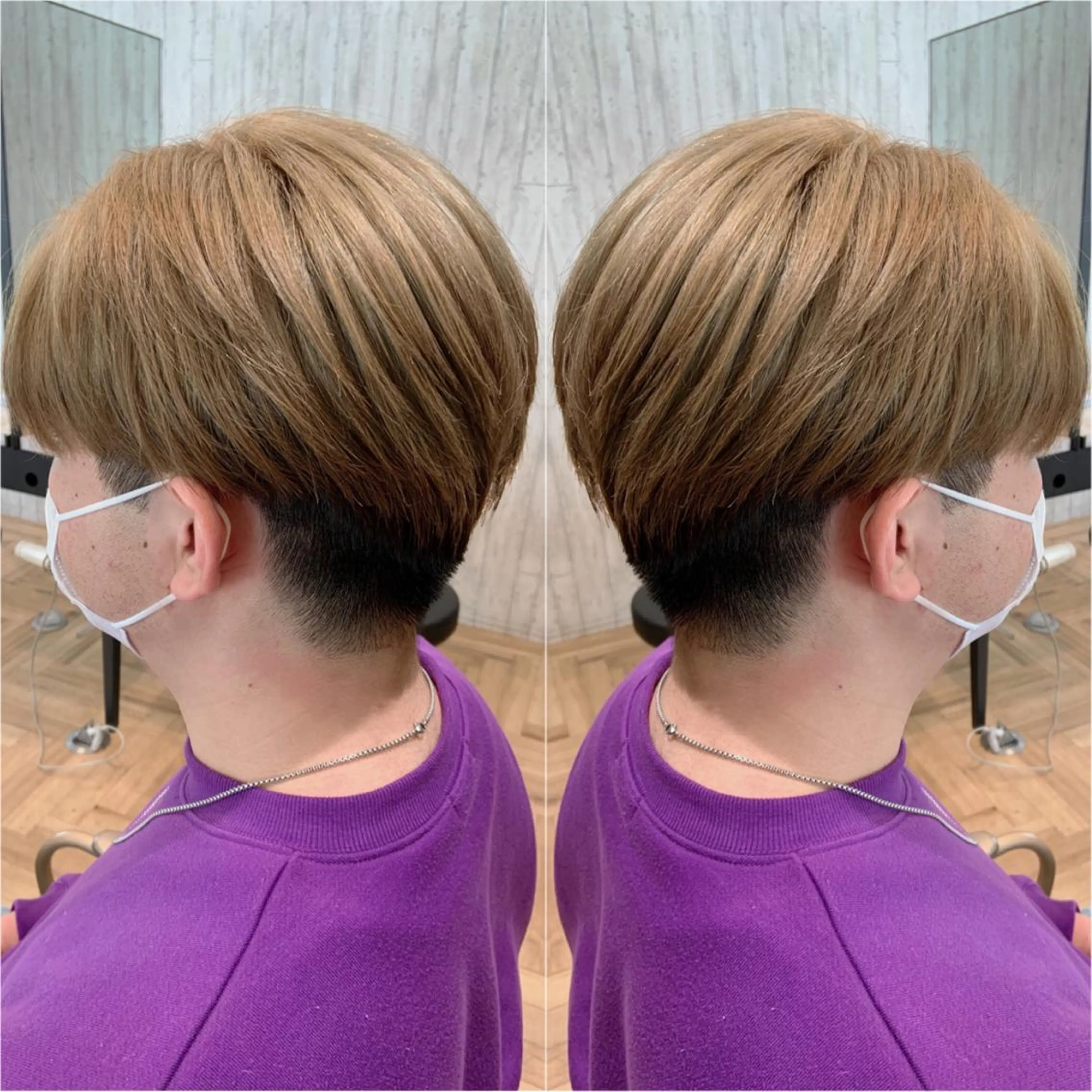 ショート カラー メンズ メンズブリーチ アッシュ ブリーチ カット ヘアカラー トリートメント rita atelier 【リタ】所属・韓国hair🦋 Nanaのヘアスタイル