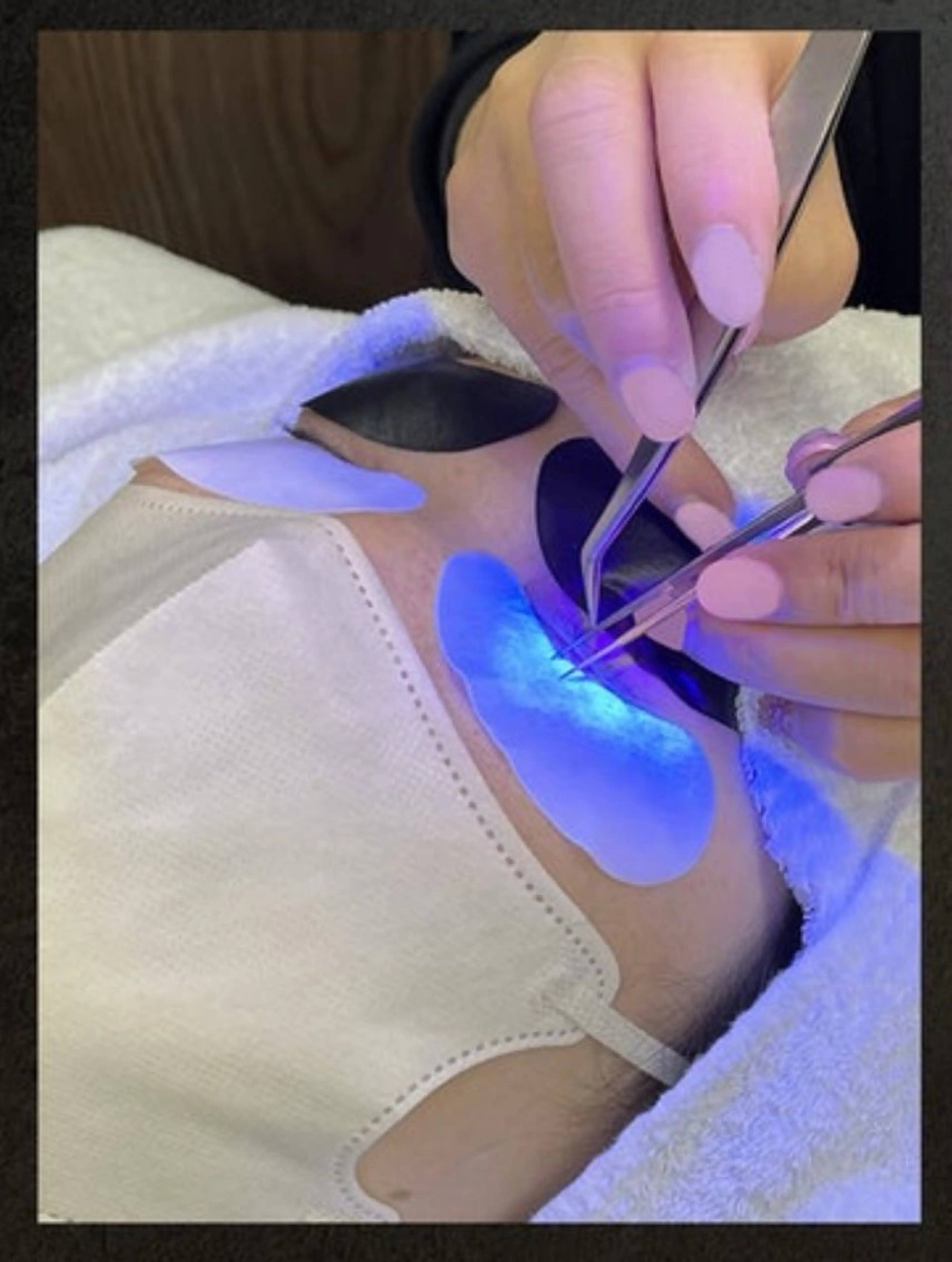 LEDマツエク✖️フラットラッシュ100本✨コーティングつきの写真