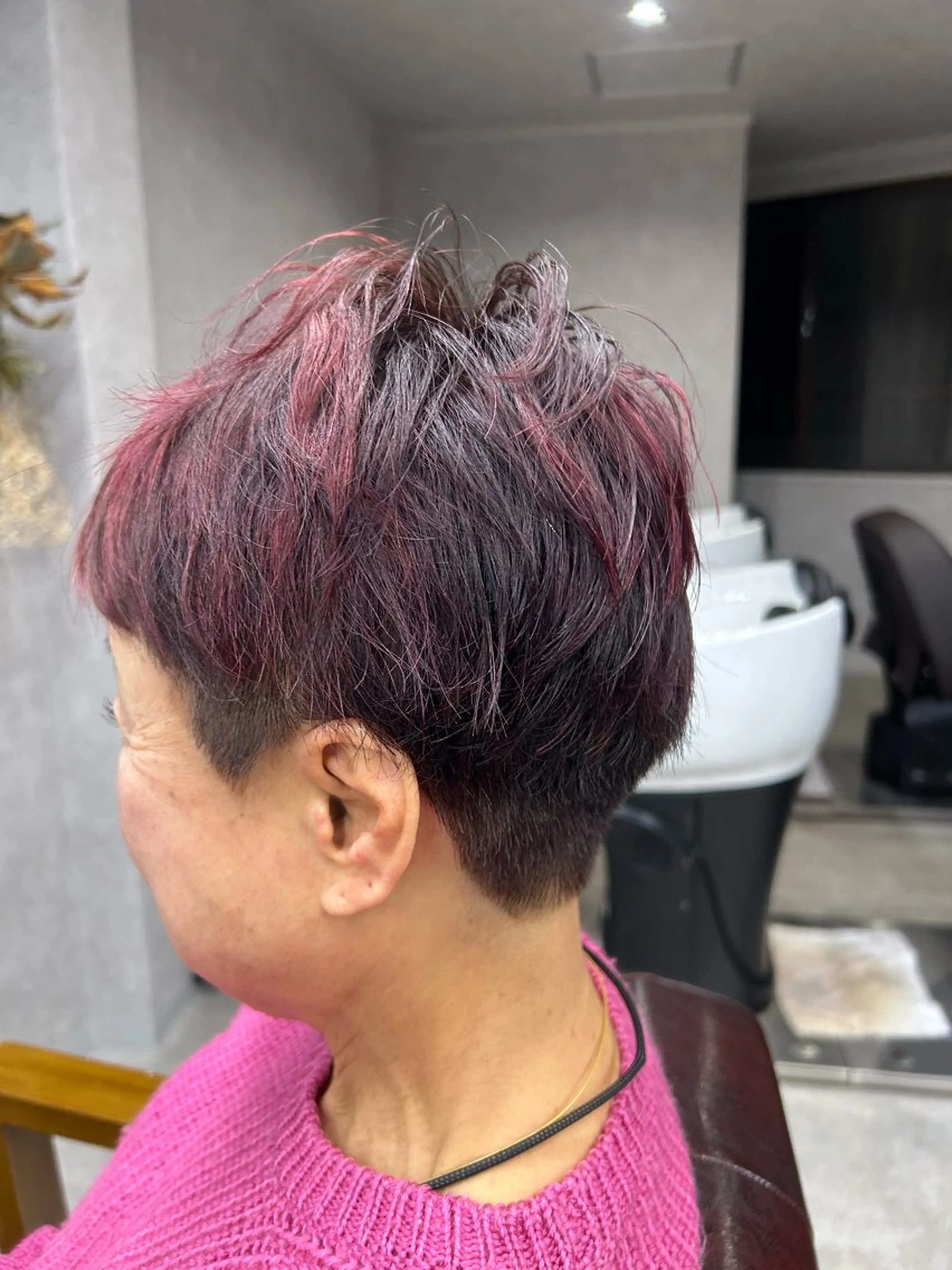 ショート カラー Lien 深井店のヘアスタイル