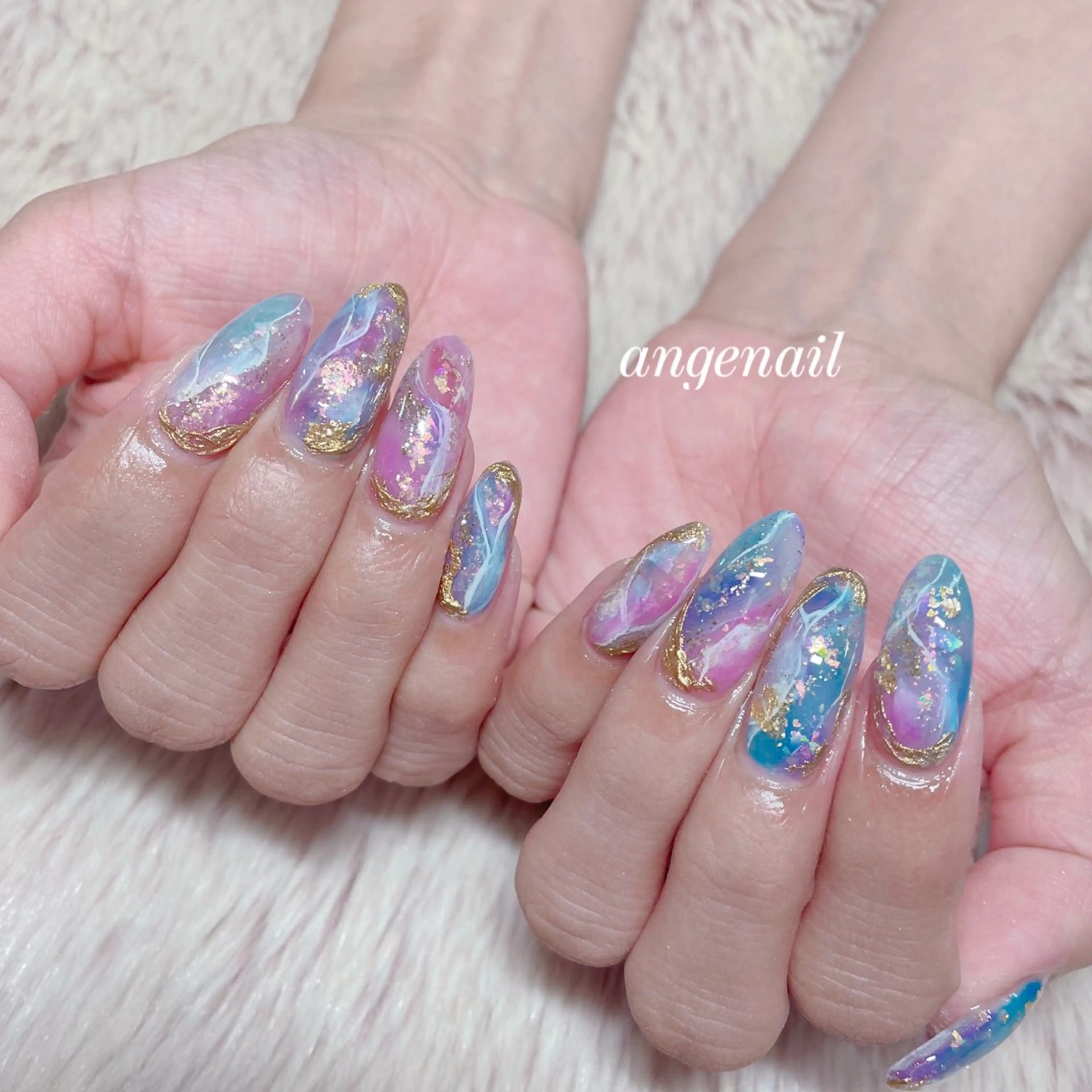 ネイル ハンドネイル オーナーネイリスト MAKIのネイルデザイン