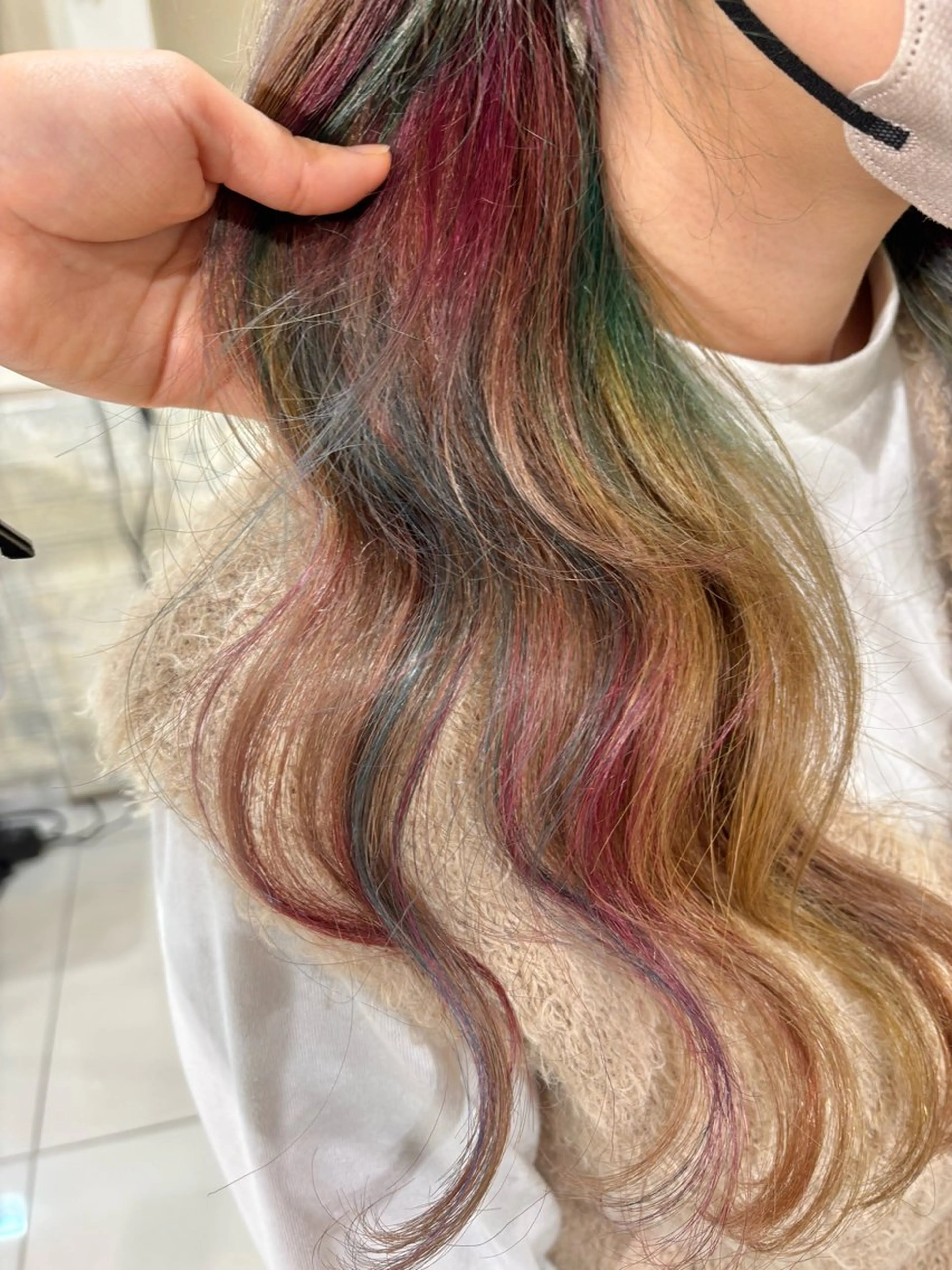 ロング カット ヘアカラー トリートメント 髪質改善 頭身浴/ 中田のヘアスタイル