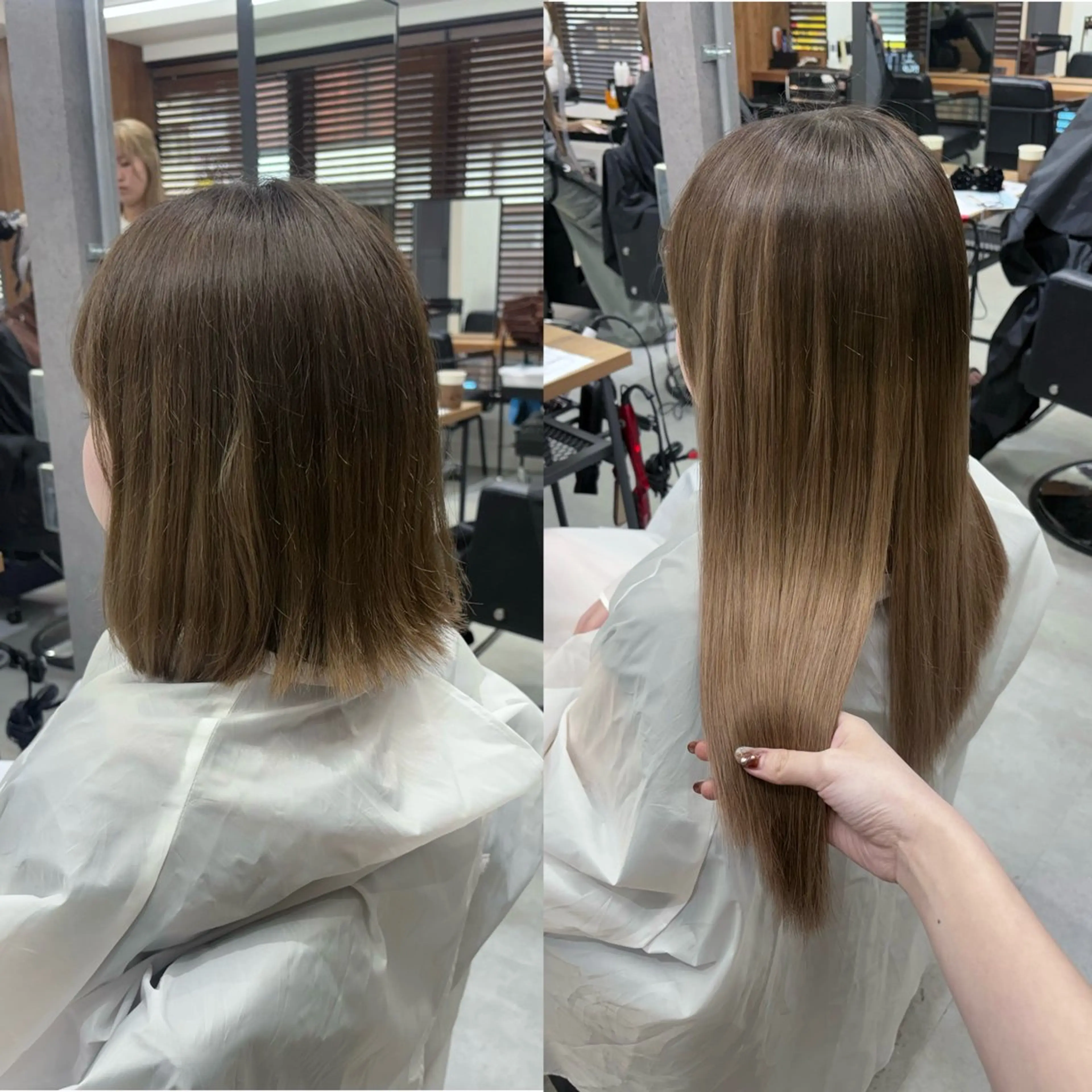 ロング ボブ エクステ ロング エクステ ENA💗NEXT /ハイトーンエクステのヘアスタイル