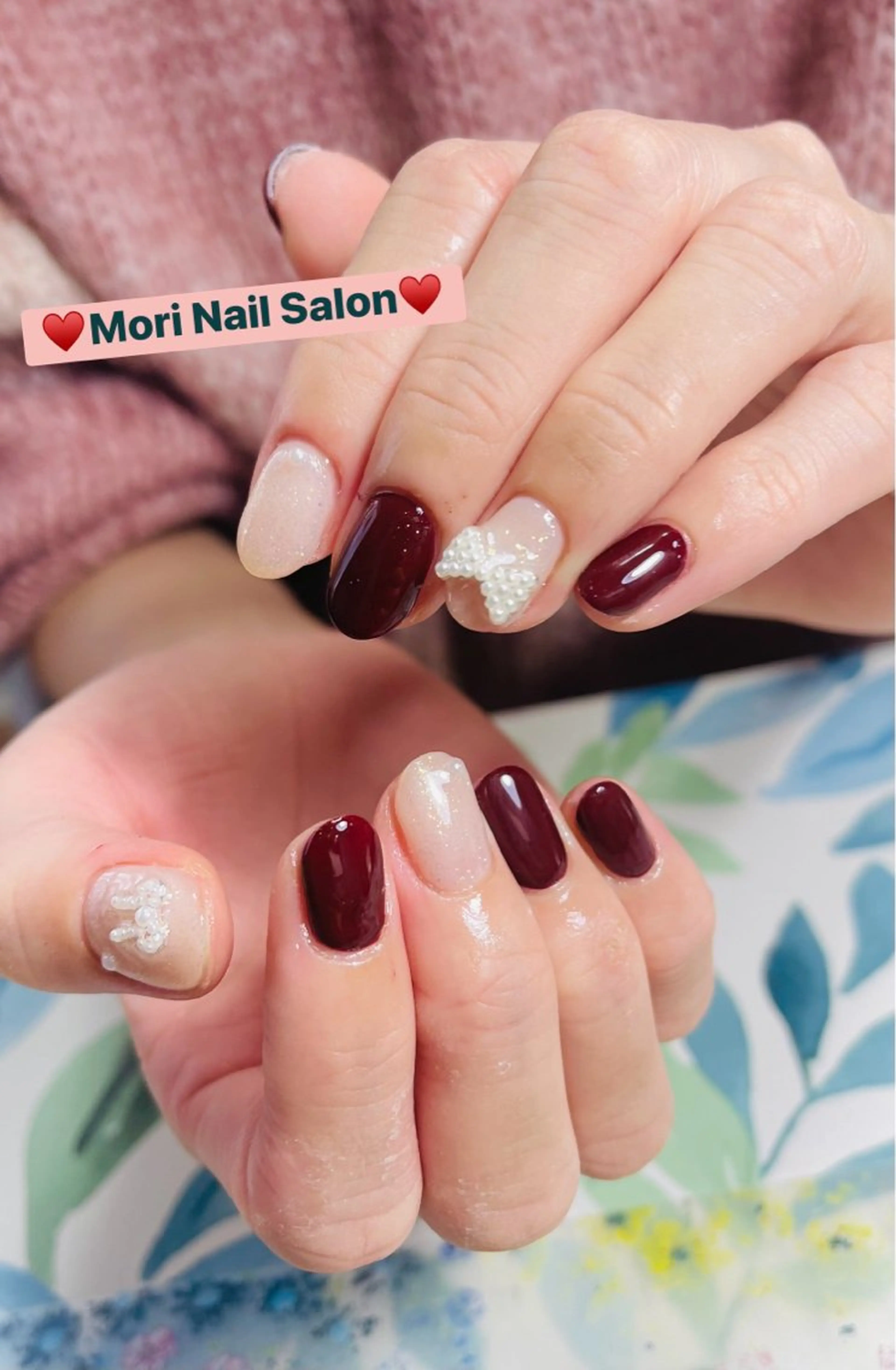 ネイル アートネイル ハンドネイル MORI ネイル SALONのネイルデザイン