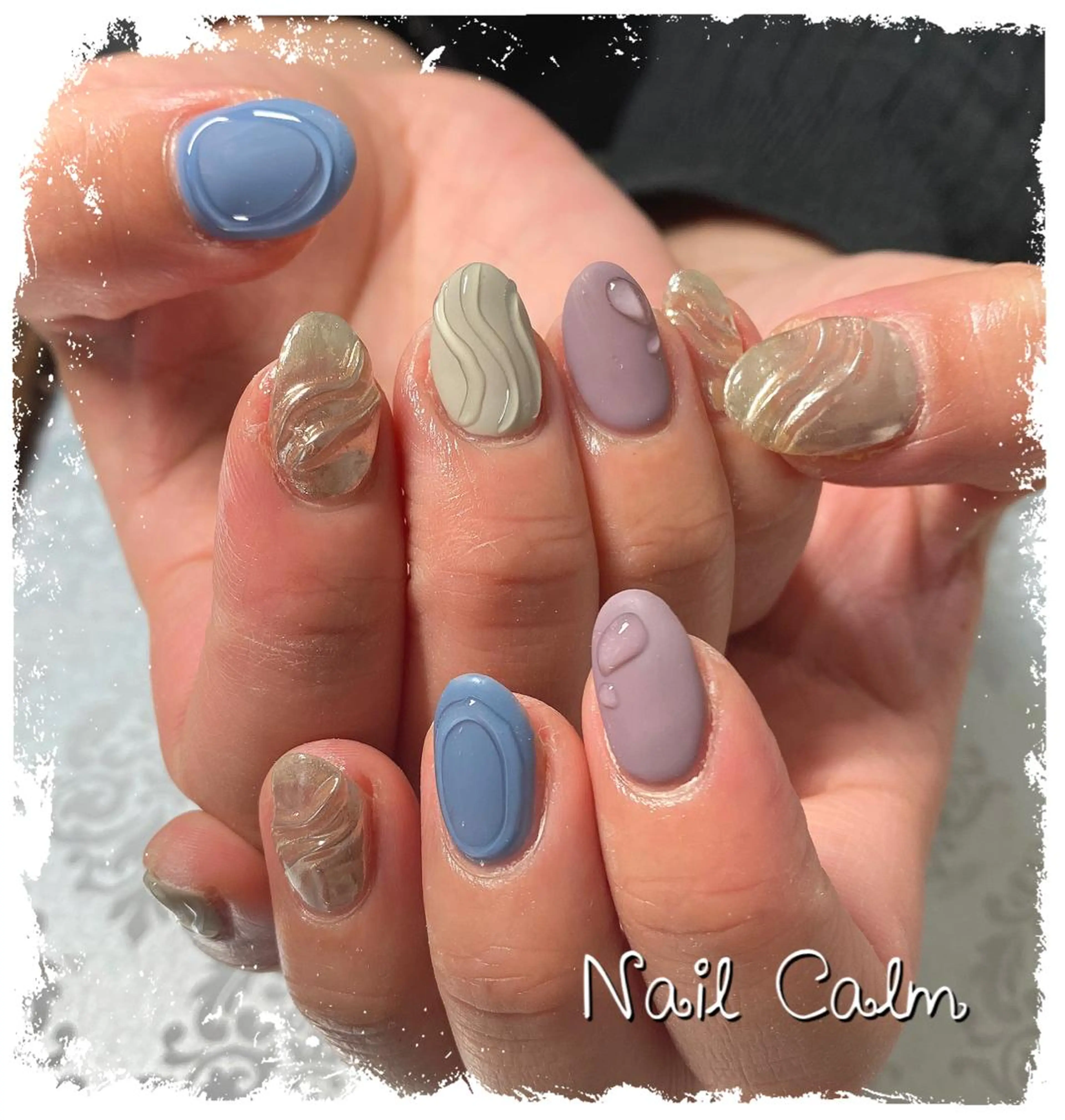 ネイル アートネイル ハンドネイル Nail Calm所属・プライベートサロン Calmのネイルデザイン