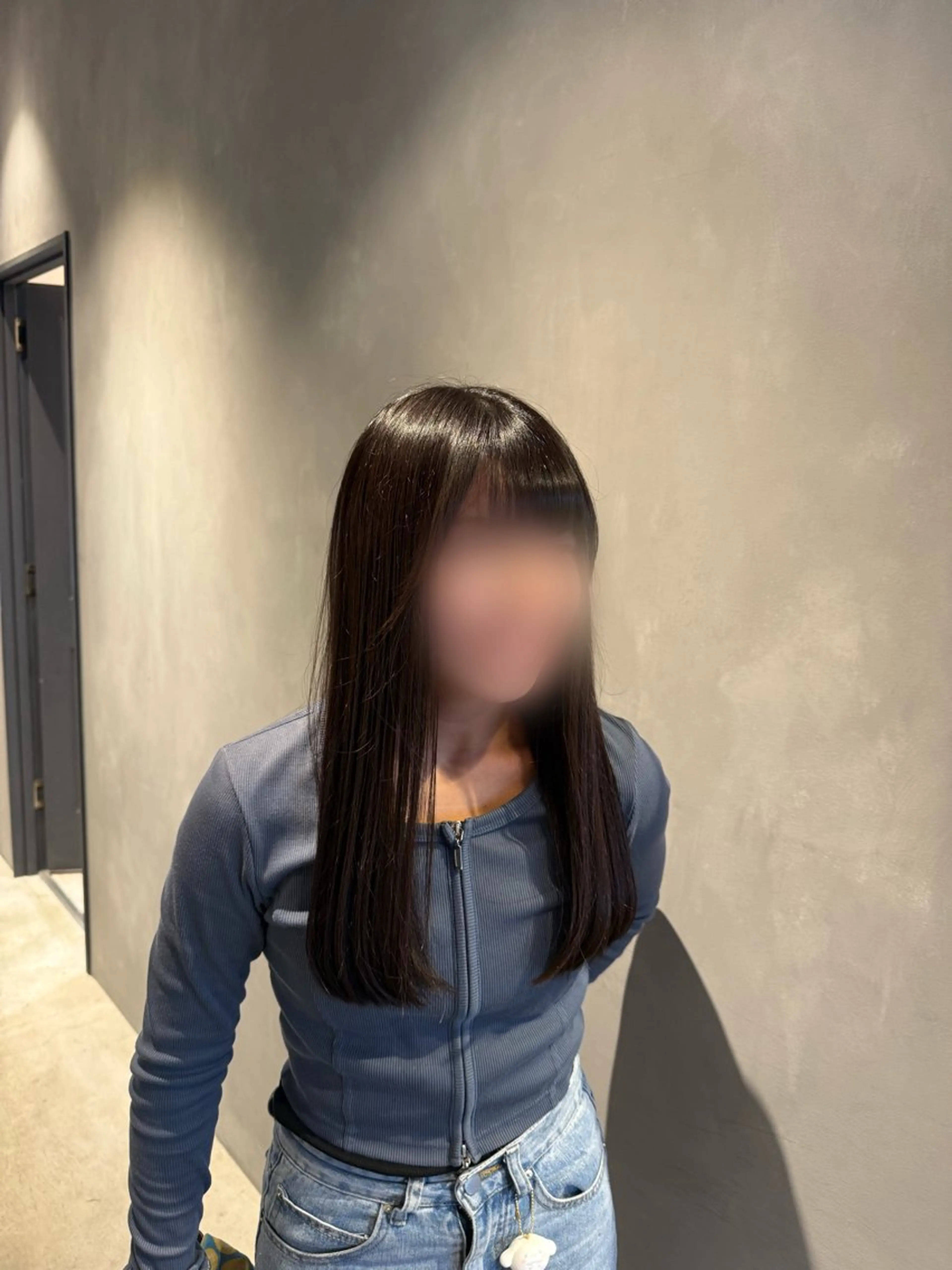 【気になる顔周りに】お顔周り縮毛矯正+レディースカットの写真