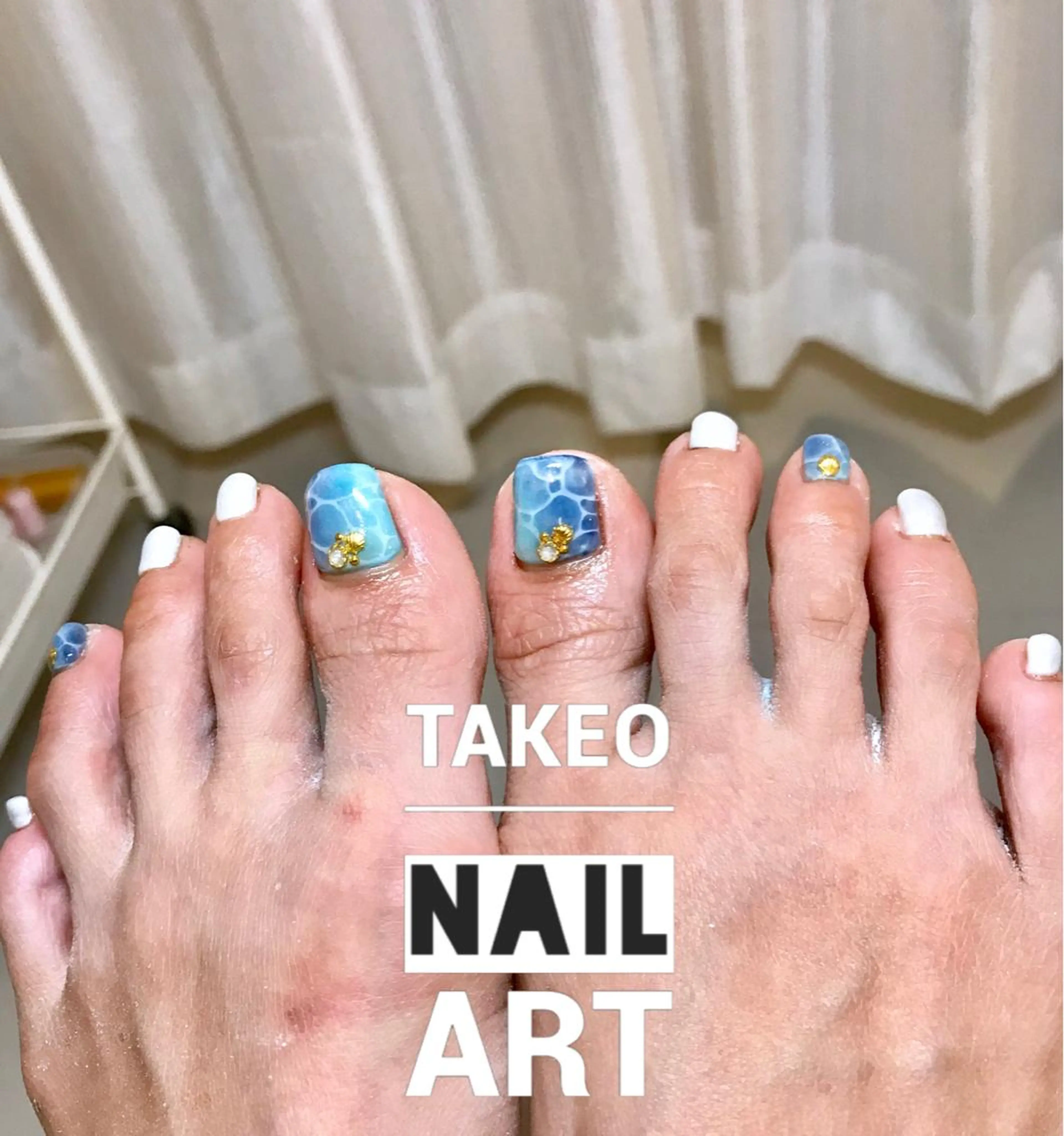 ショート ネイル マツエク・マツパ フットネイル ハンドケア nail&eye Aoのマツエク・マツパデザイン