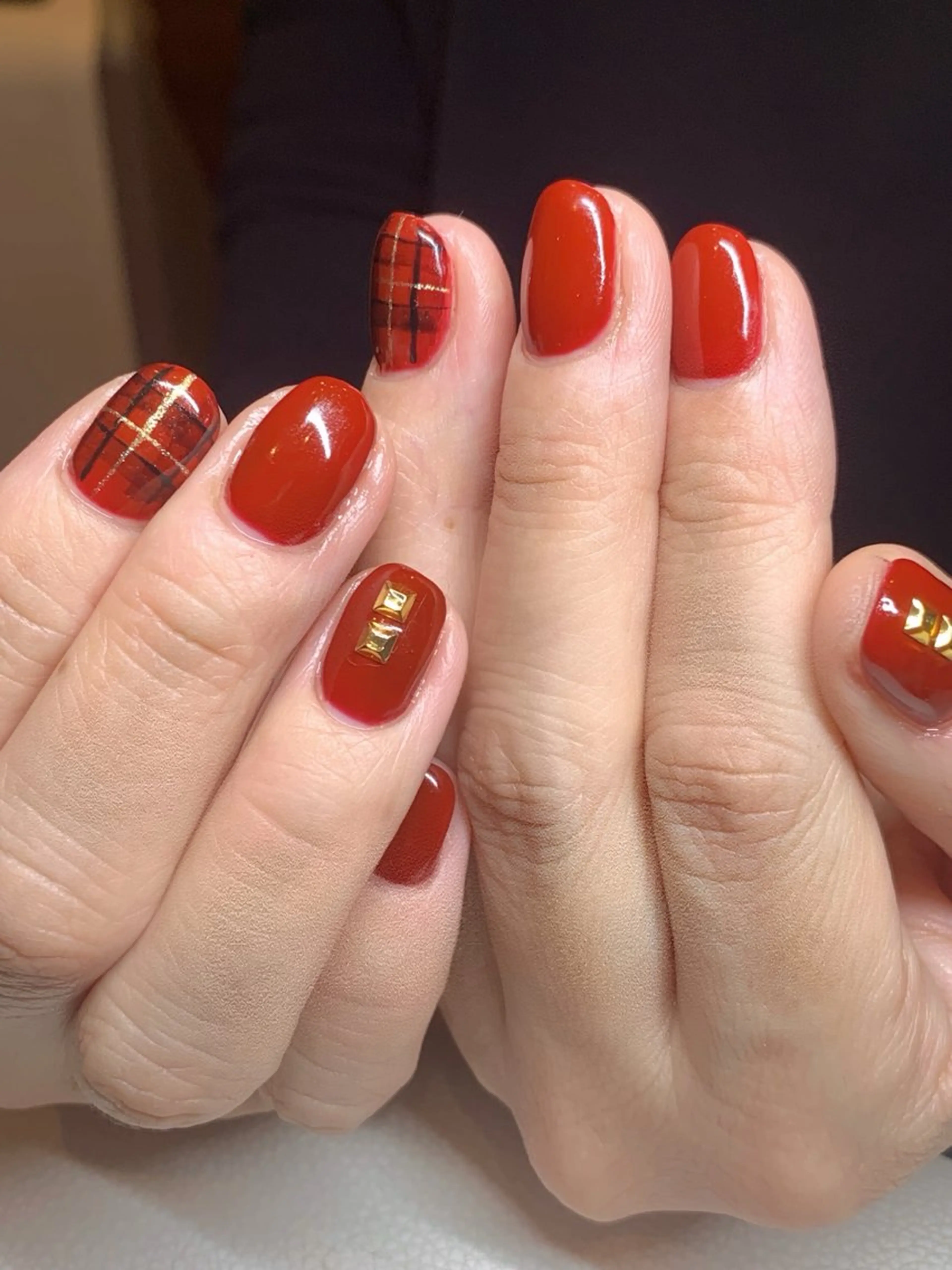 ネイル ボルドー ハンドネイル NAIL__KOKO 大竹のネイルデザイン