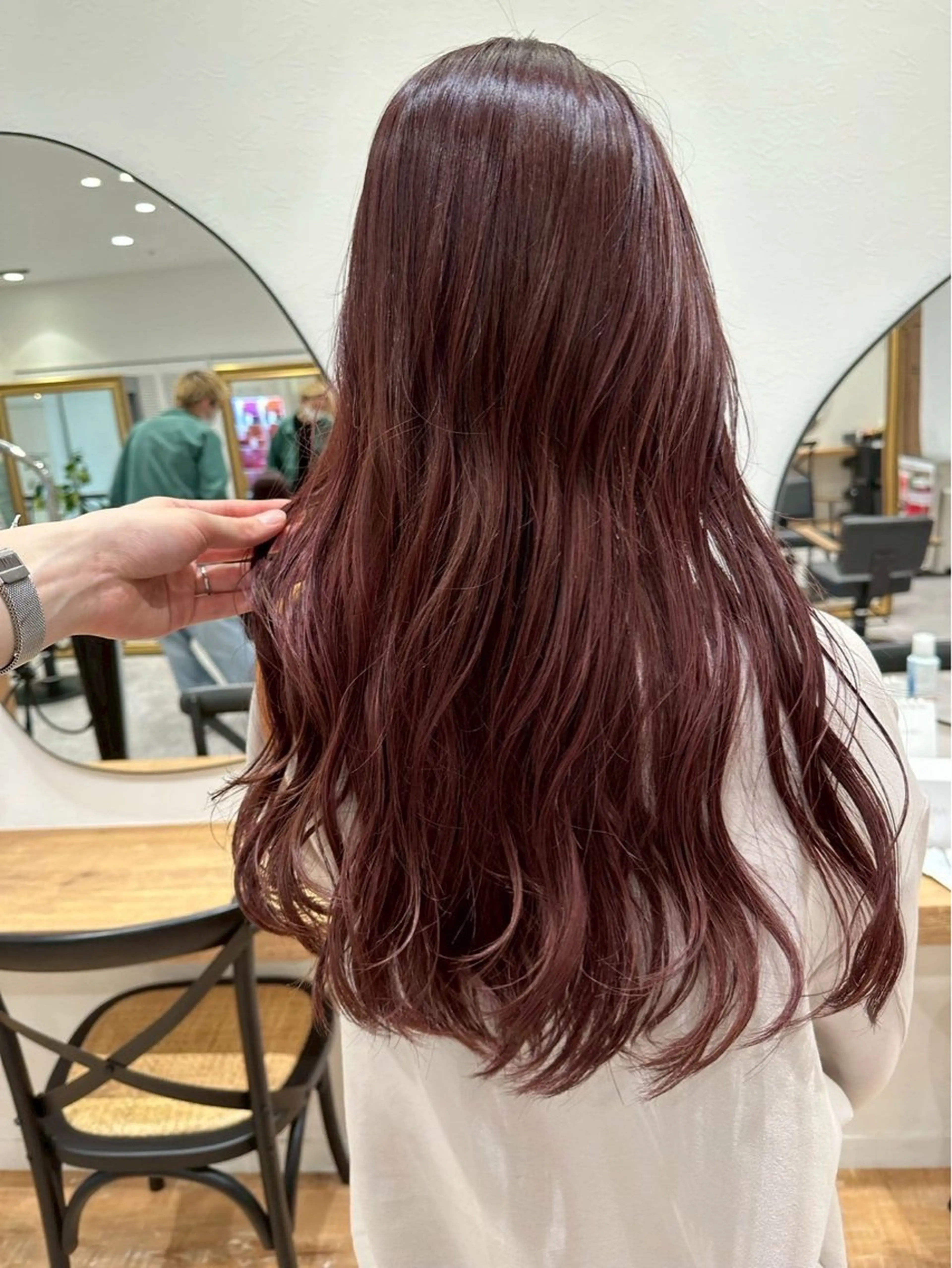 カラー トリートメント ピンクカラーアレンジ 🩷AYANA🩷のヘアスタイル