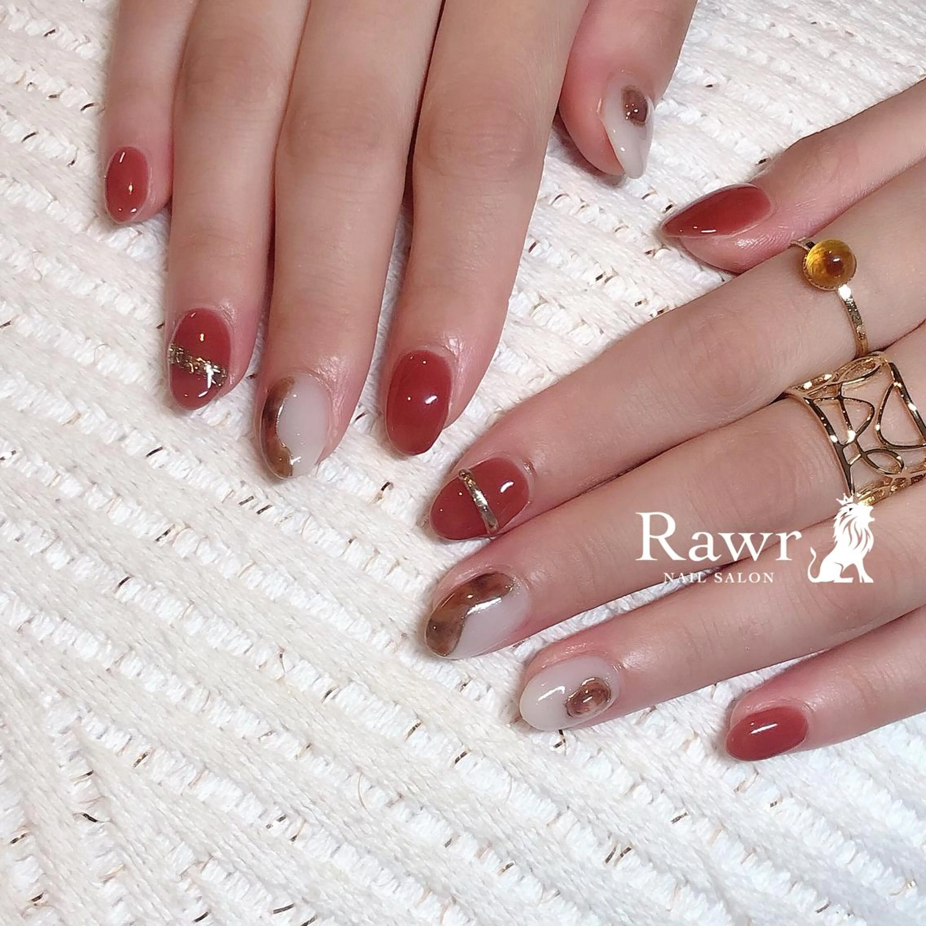 ネイル ハンドネイル Rawr / saoriのネイルデザイン