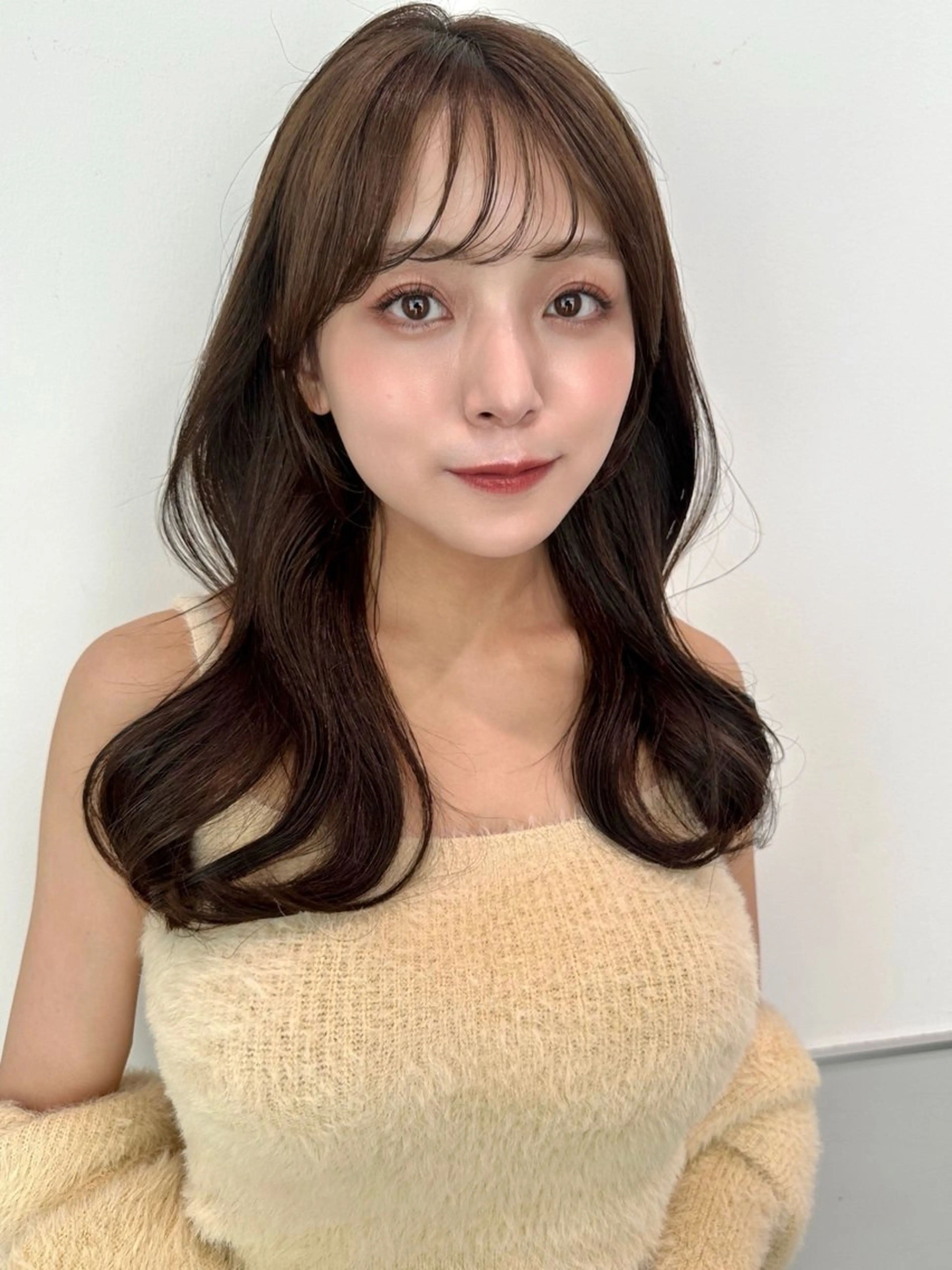 ロング カラー 透明感カラー 顔周りカット レイヤーカット トリートメント カット ヘアカラー トリートメント 🩰ナチュラル可愛い kamicare🩰のヘアスタイル