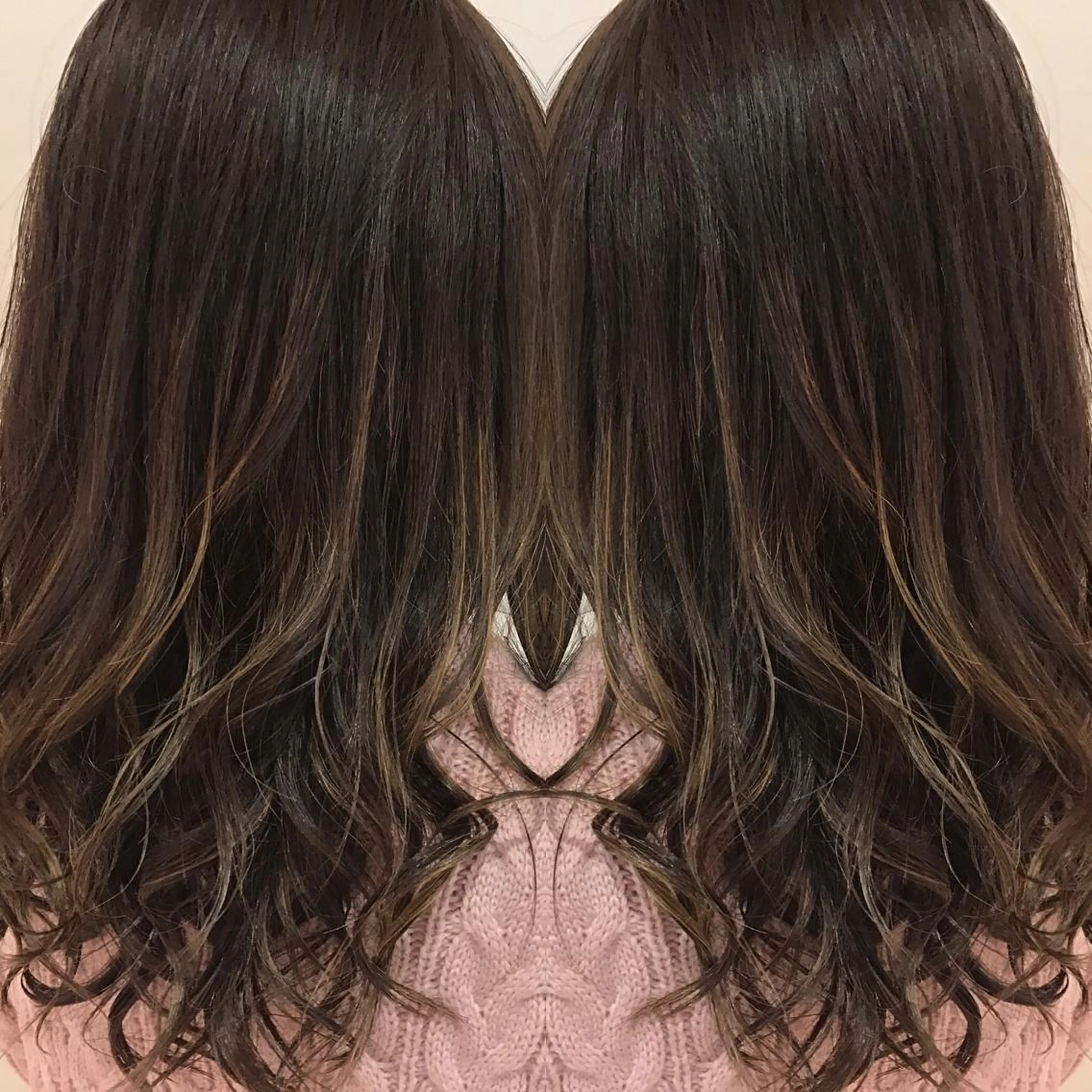 ロング カラー カット ヘアカラー Le Clic所属・貝通丸 朱里のヘアスタイル