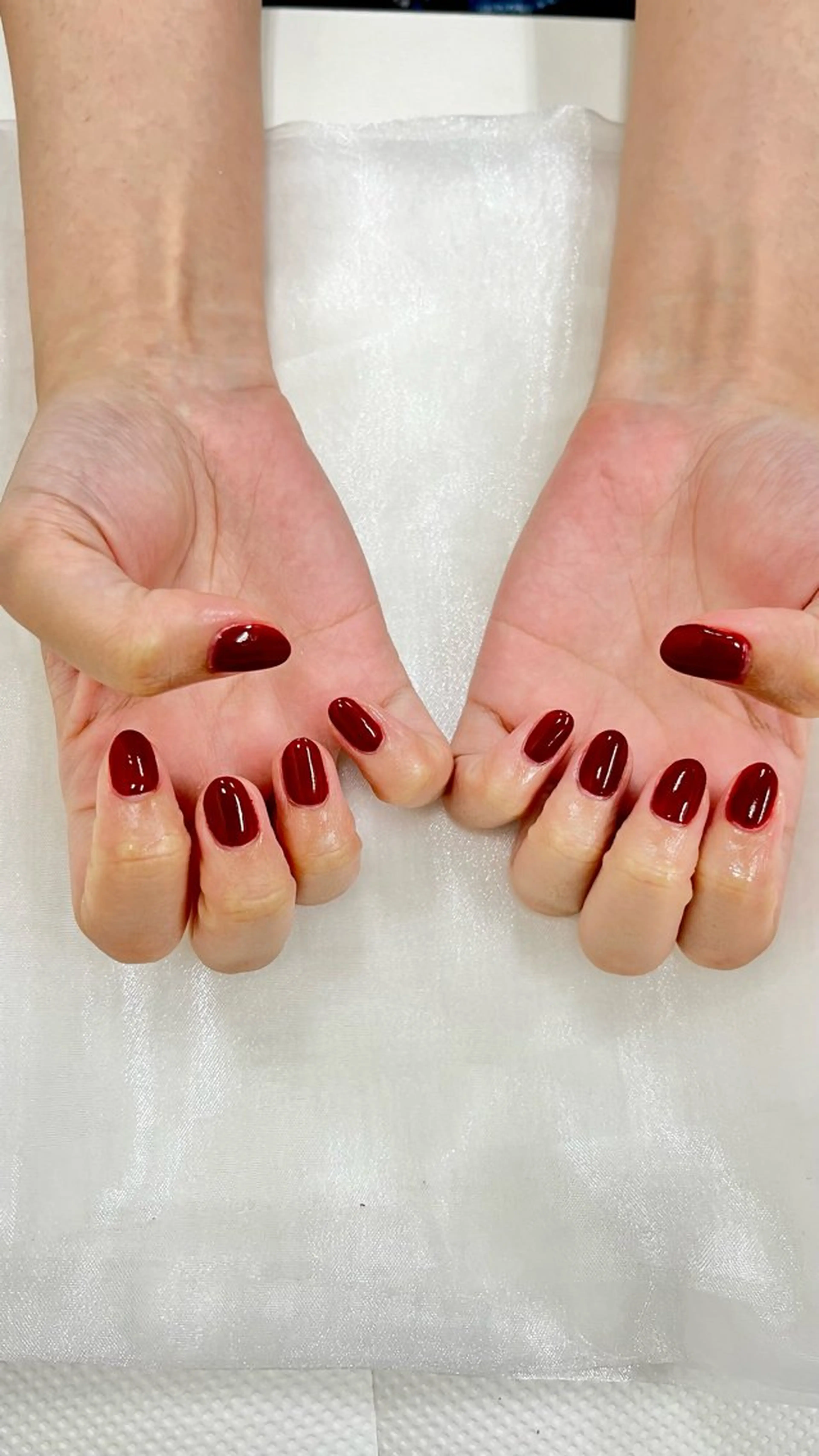 ネイル ボルドー Queen nail 北堀江 ASUKAのネイルデザイン