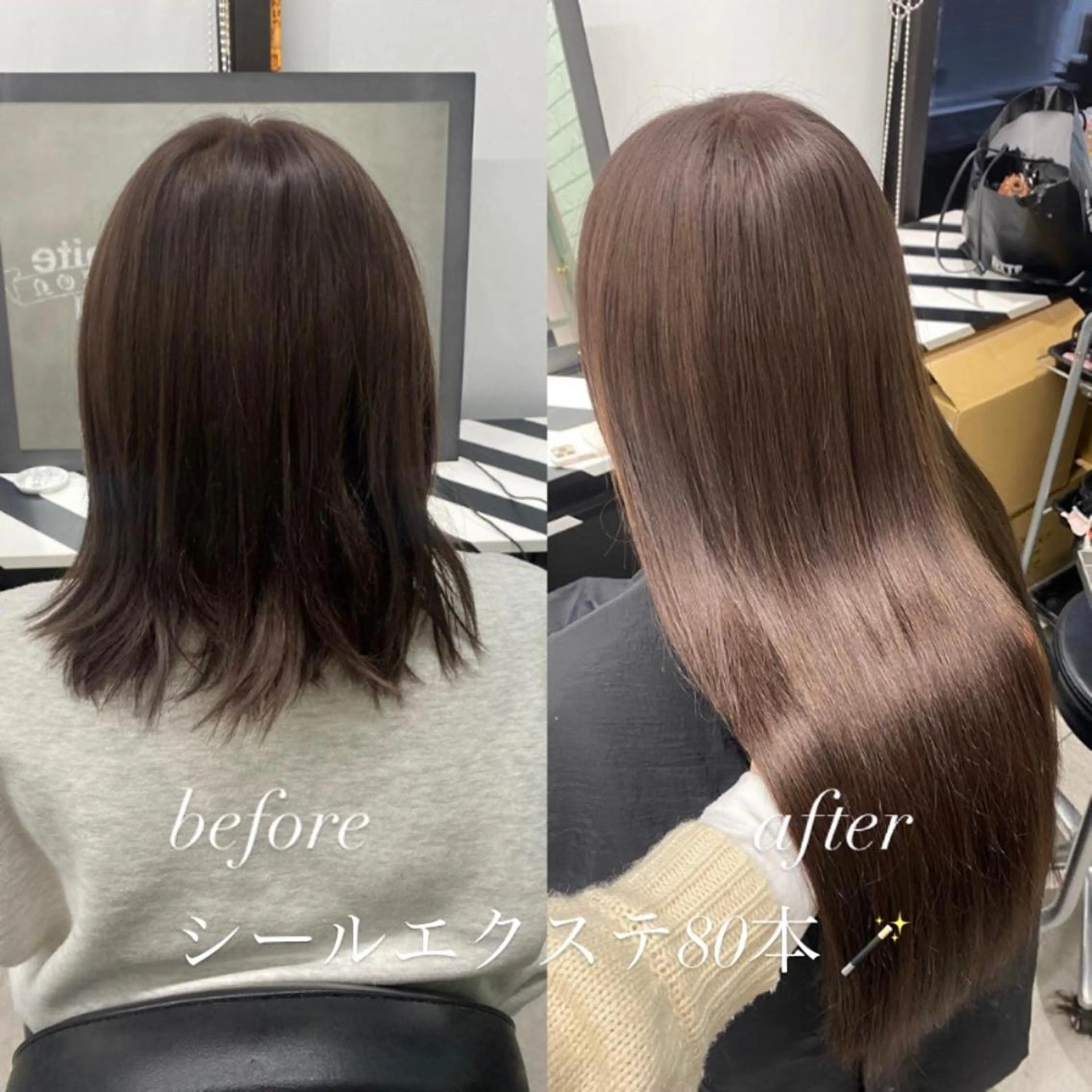 ロング 韓国風モテヘア 🇰🇷aki♡のヘアスタイル