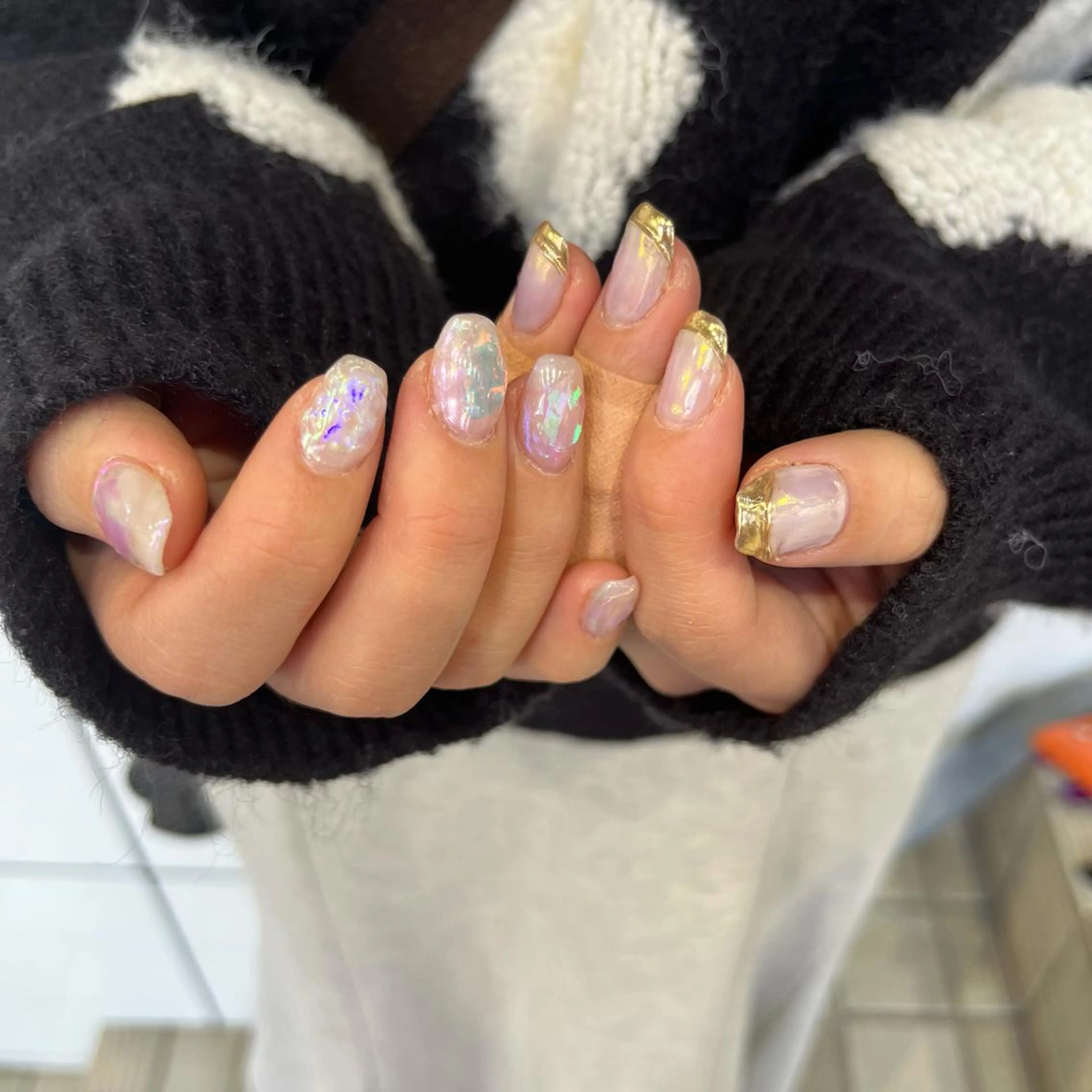 ネイル ニュアンスネイル/ ボブ/まちゃこのヘアスタイル