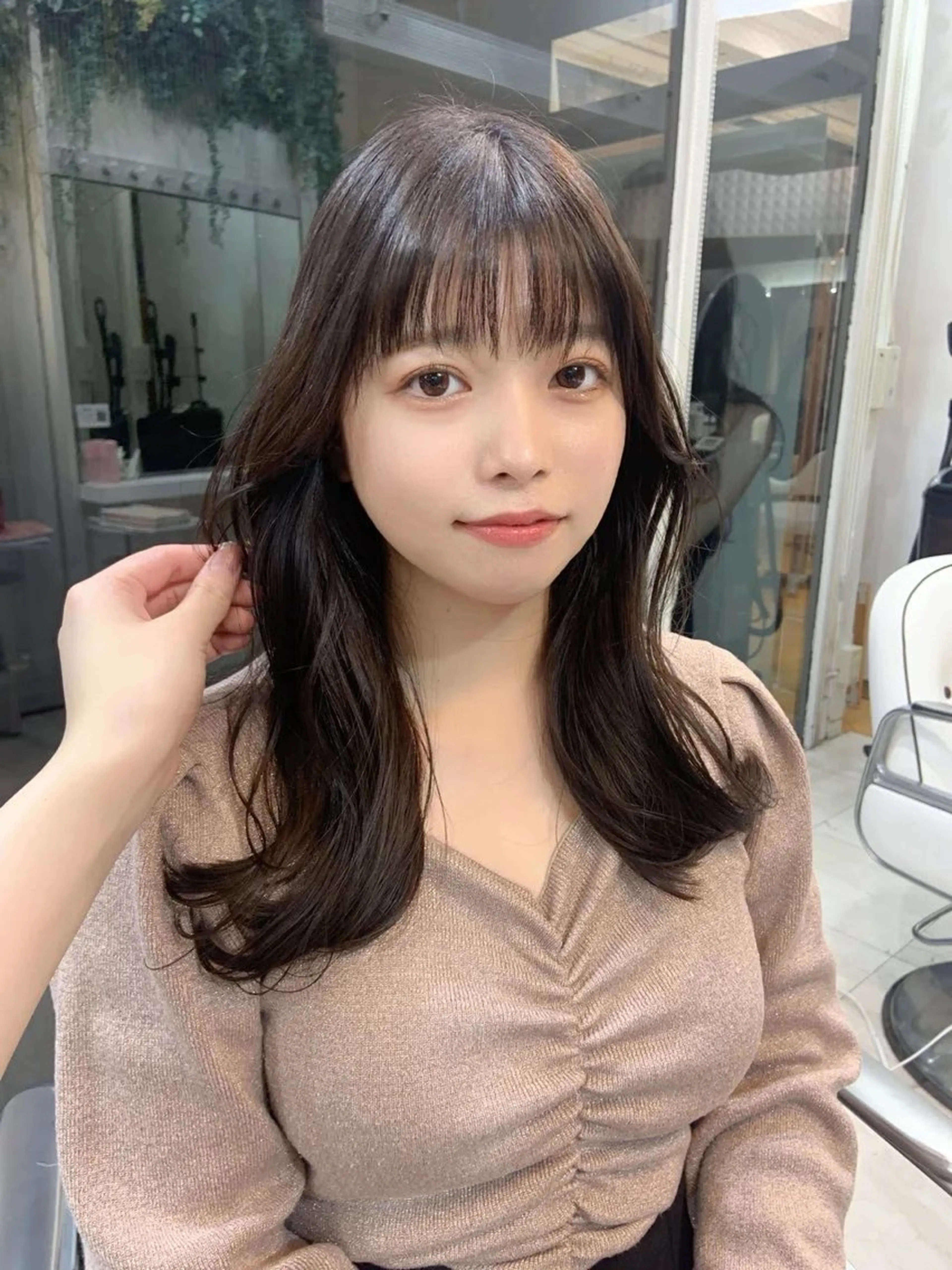 ロング カラー 透明感カラー 韓国風ヘア 似合わせショート特化 /Rukaのヘアスタイル